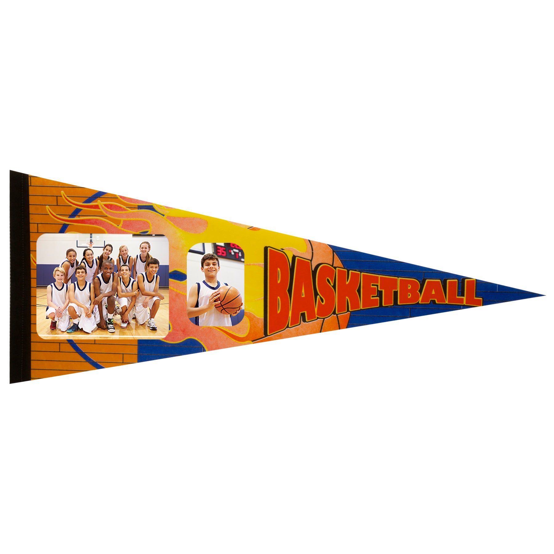 Basketball Photo Pennant