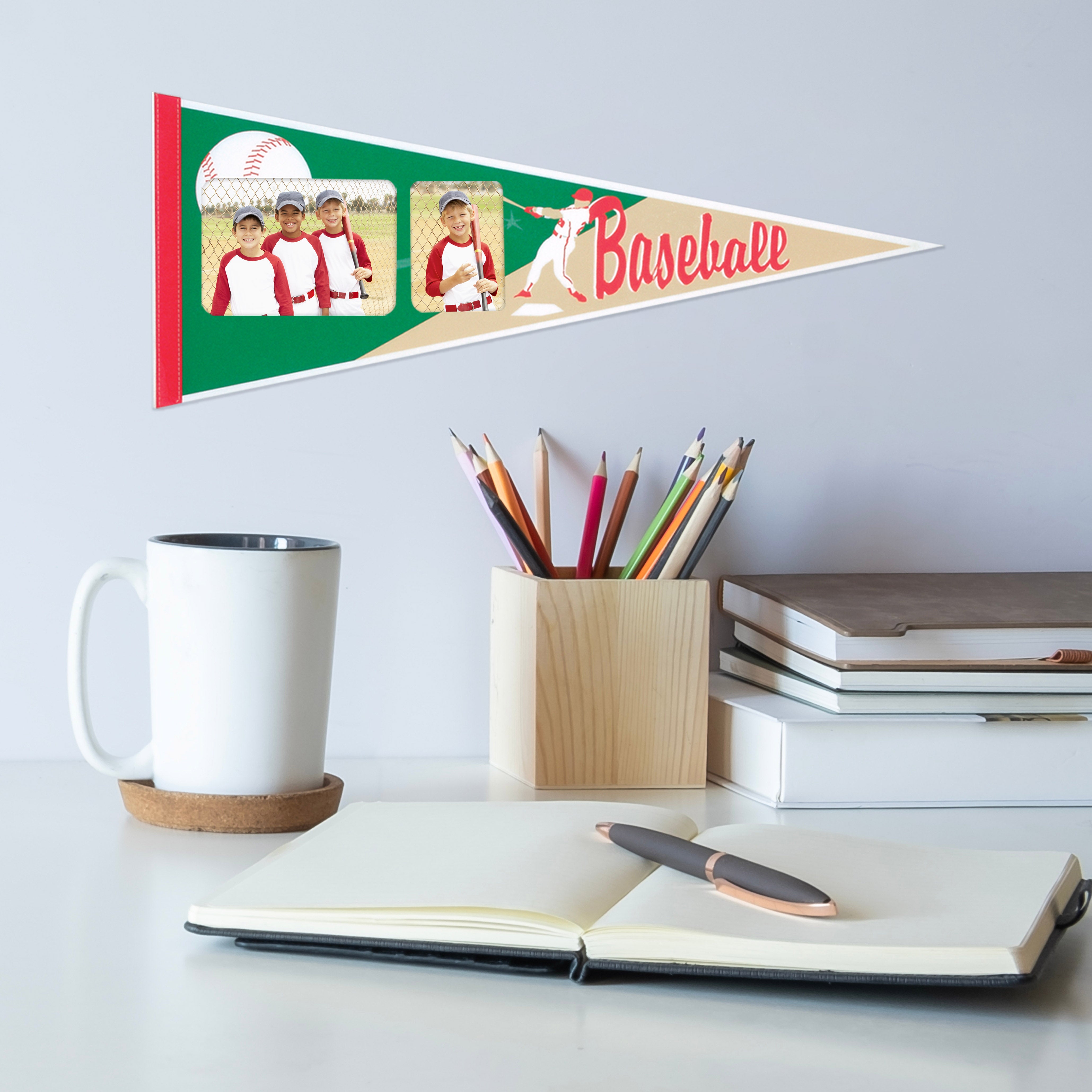 Baseball Photo Pennant