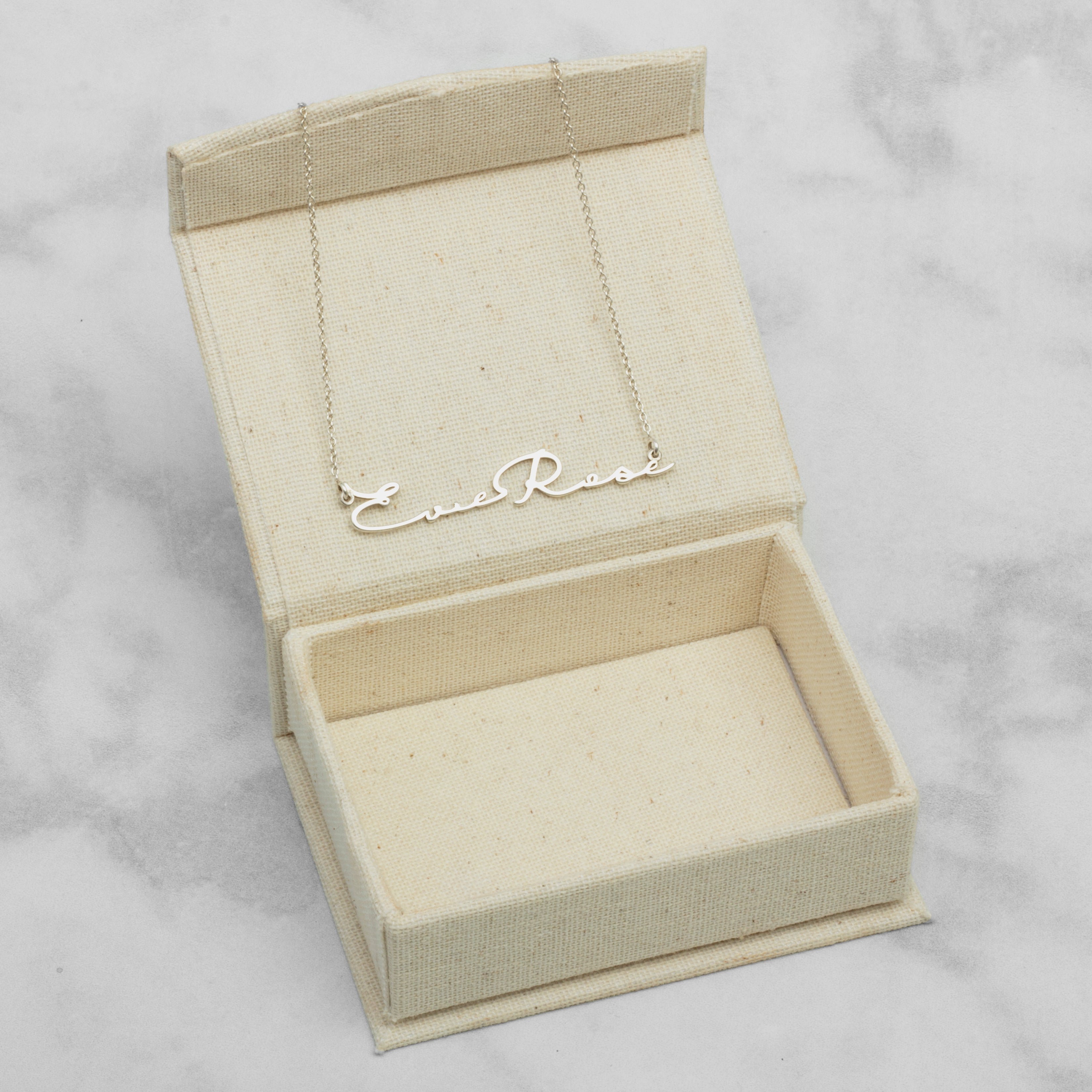 Linen Flash Drive Box