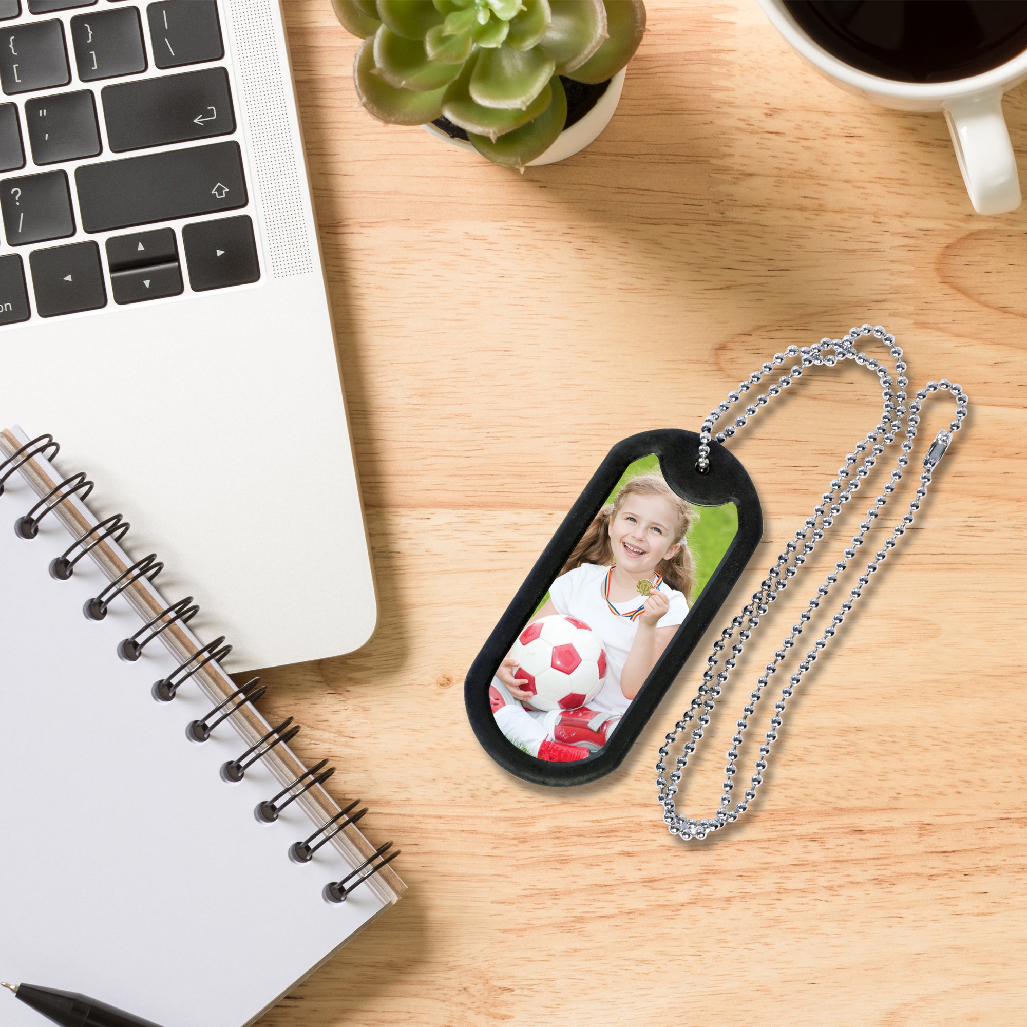 Photo Dog Tag Chain