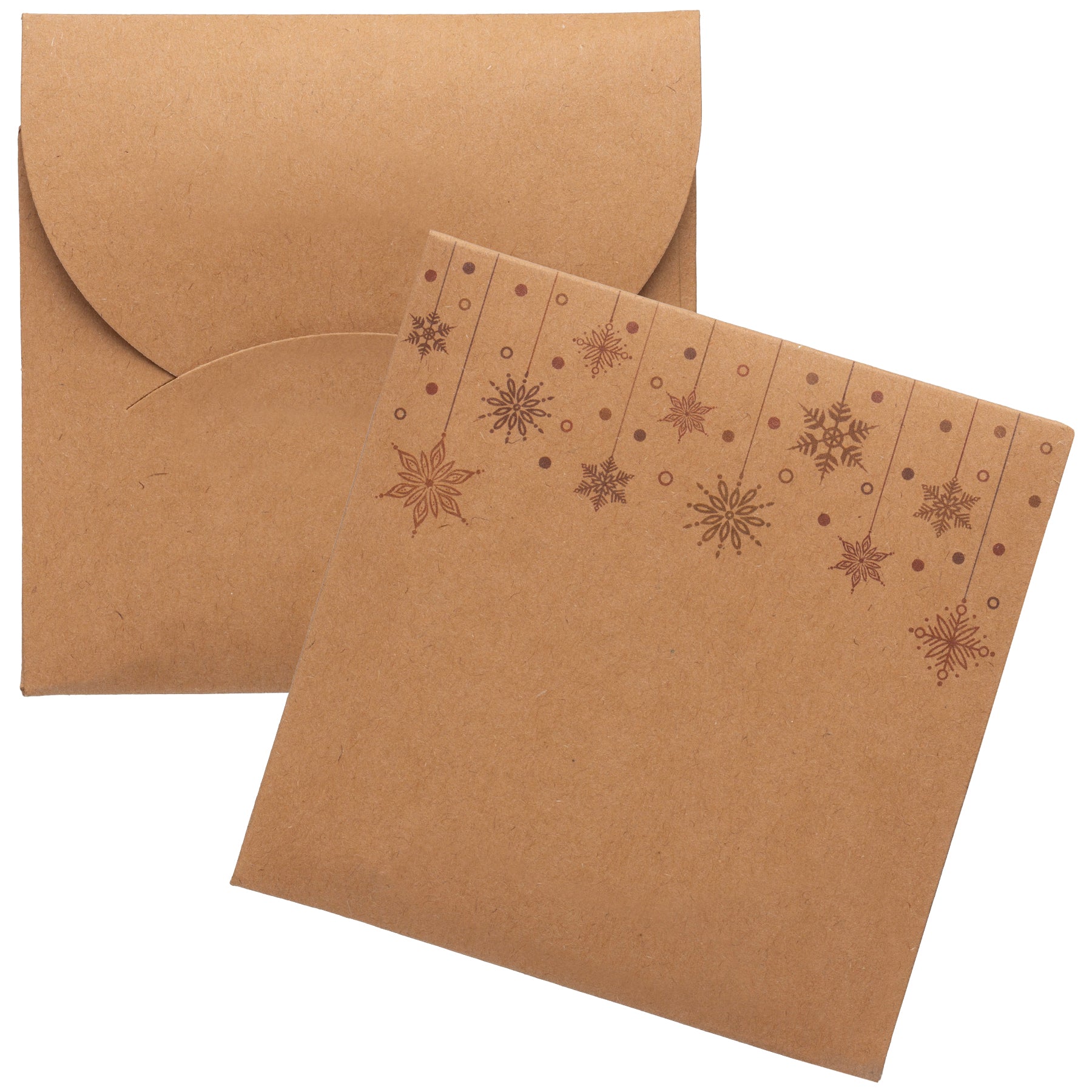 The packaging for a wooden snow globe-shaped photo ornament.
