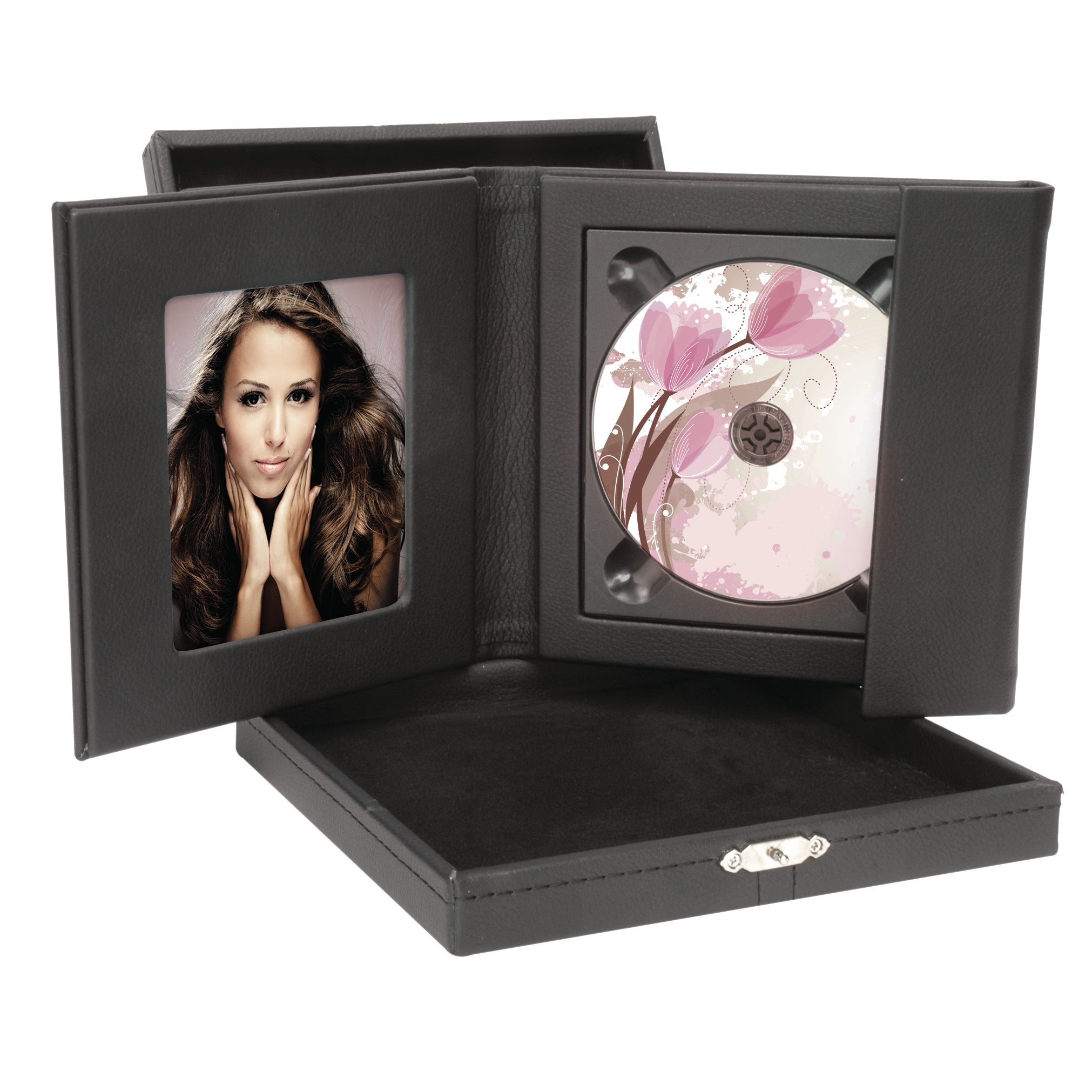 Supreme CD/DVD Folio with Leatherette Box