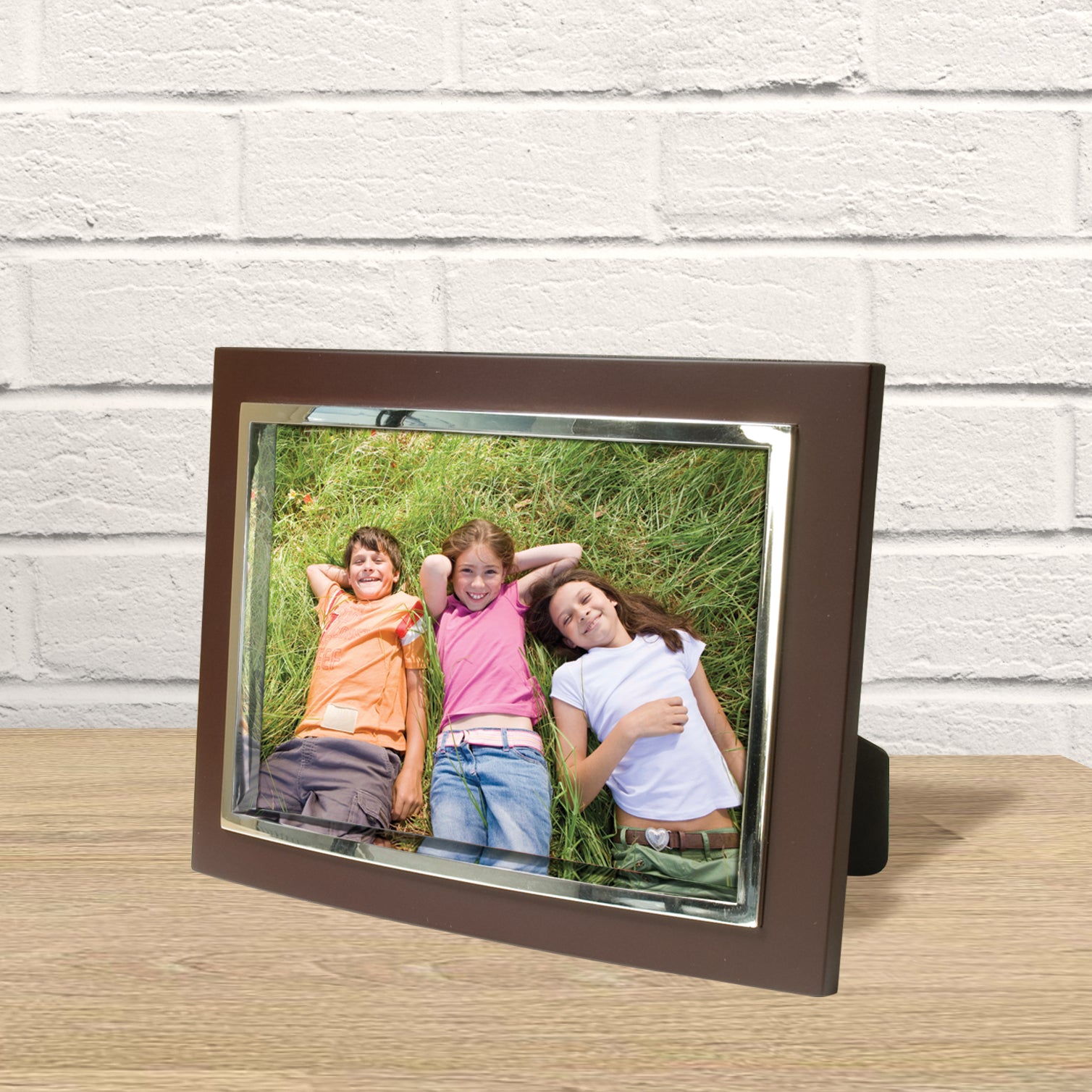 Plastic Curved Picture Frames with Inset Bezel