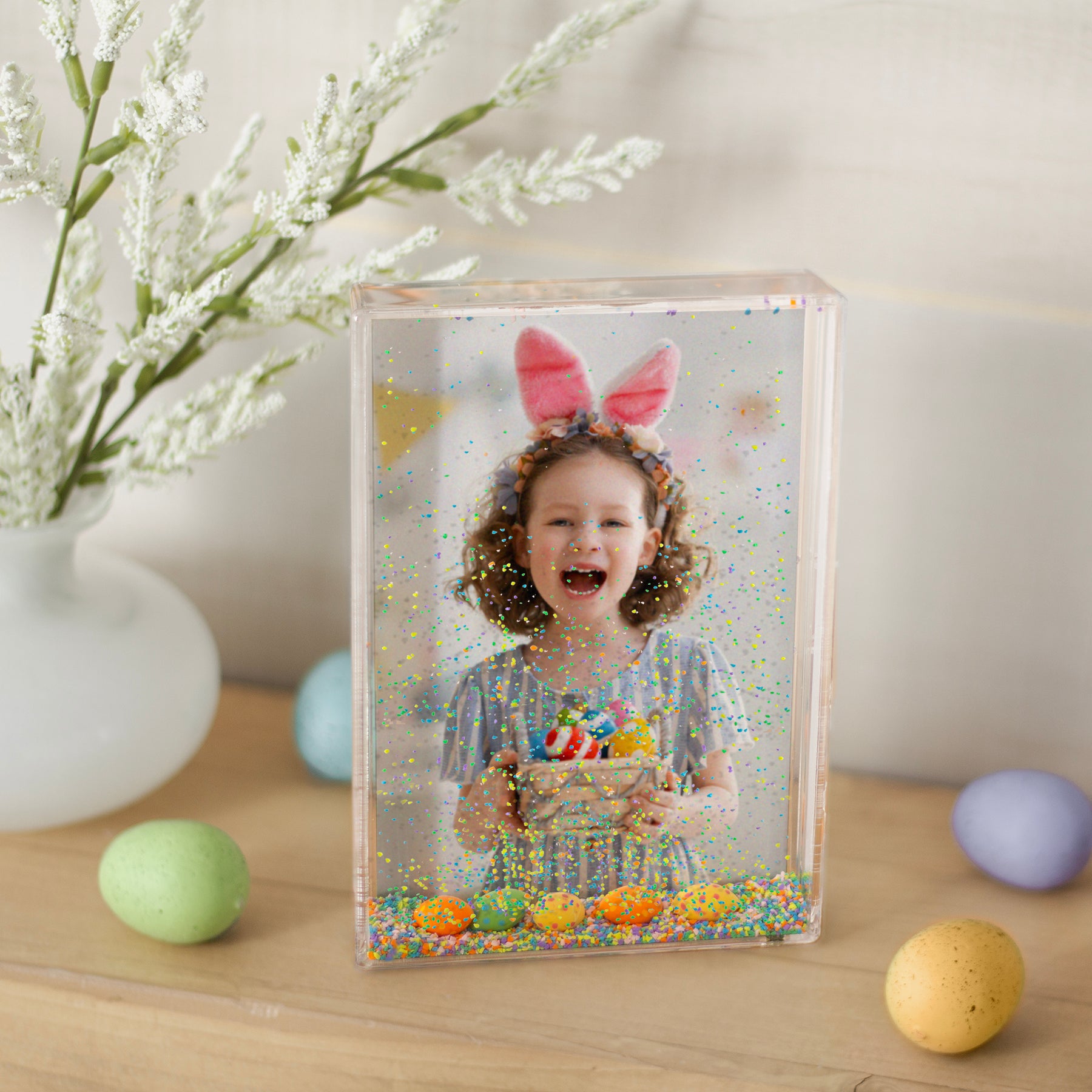 Easter Snow Picture Frame