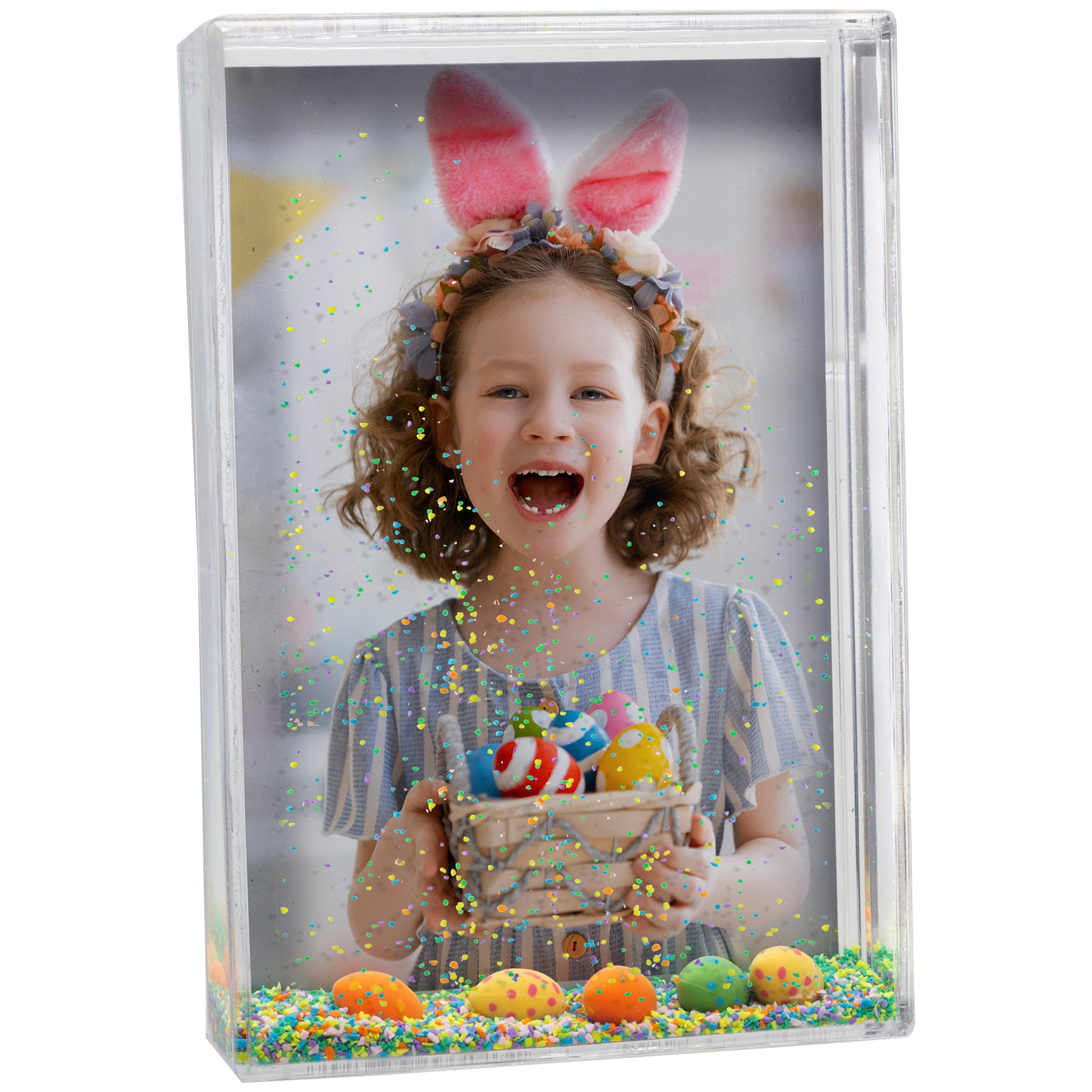 Easter Snow Picture Frame
