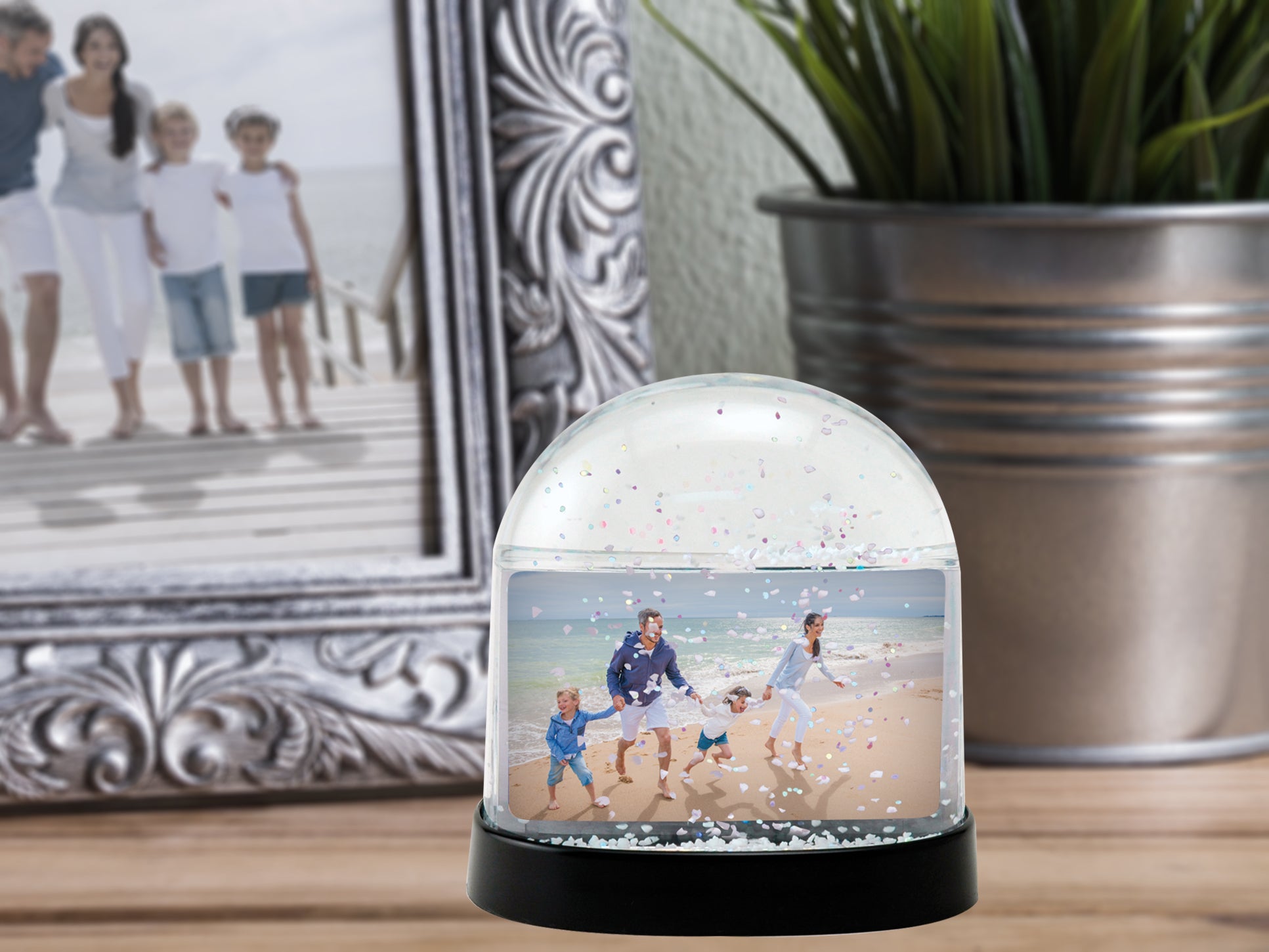 Horizontal Photo Snow Globes