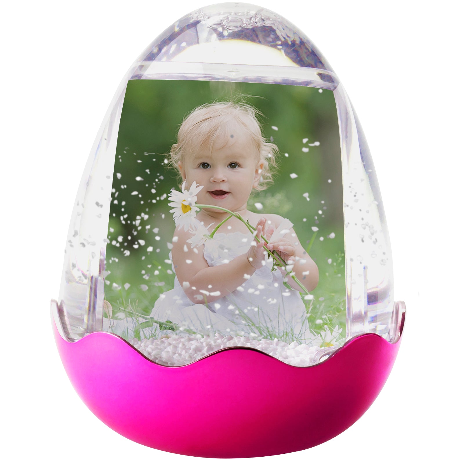 Easter Egg Photo Snow Globe