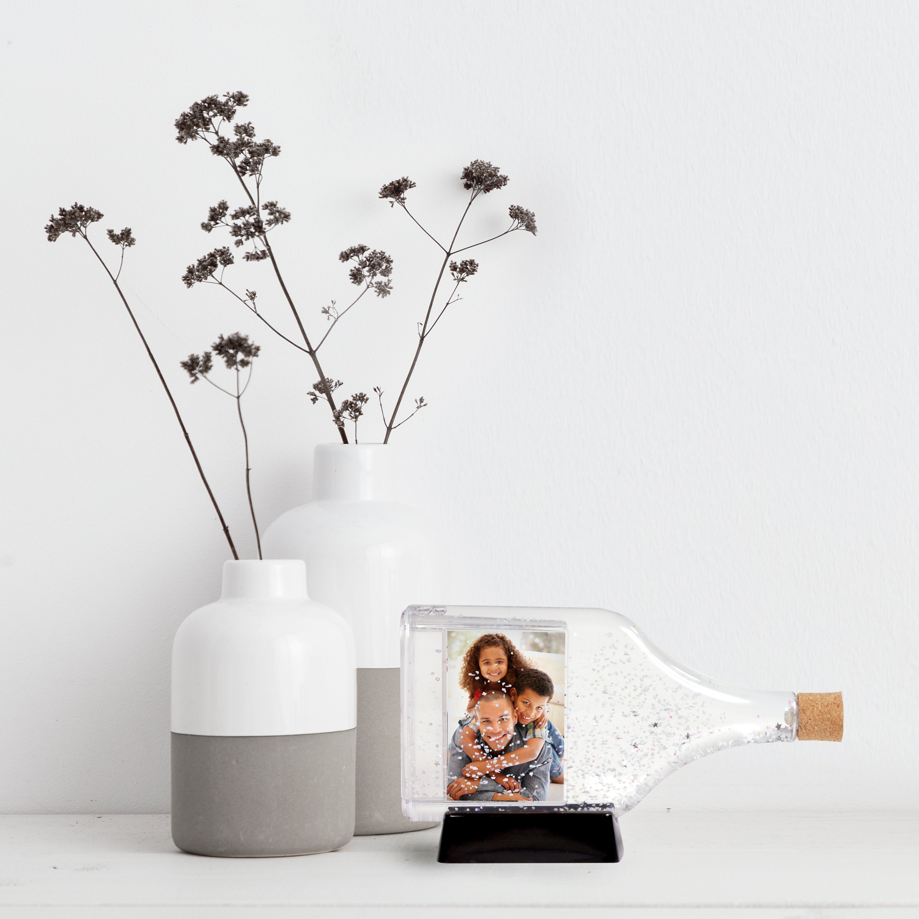 Photo-in-a-Bottle Snow Globe