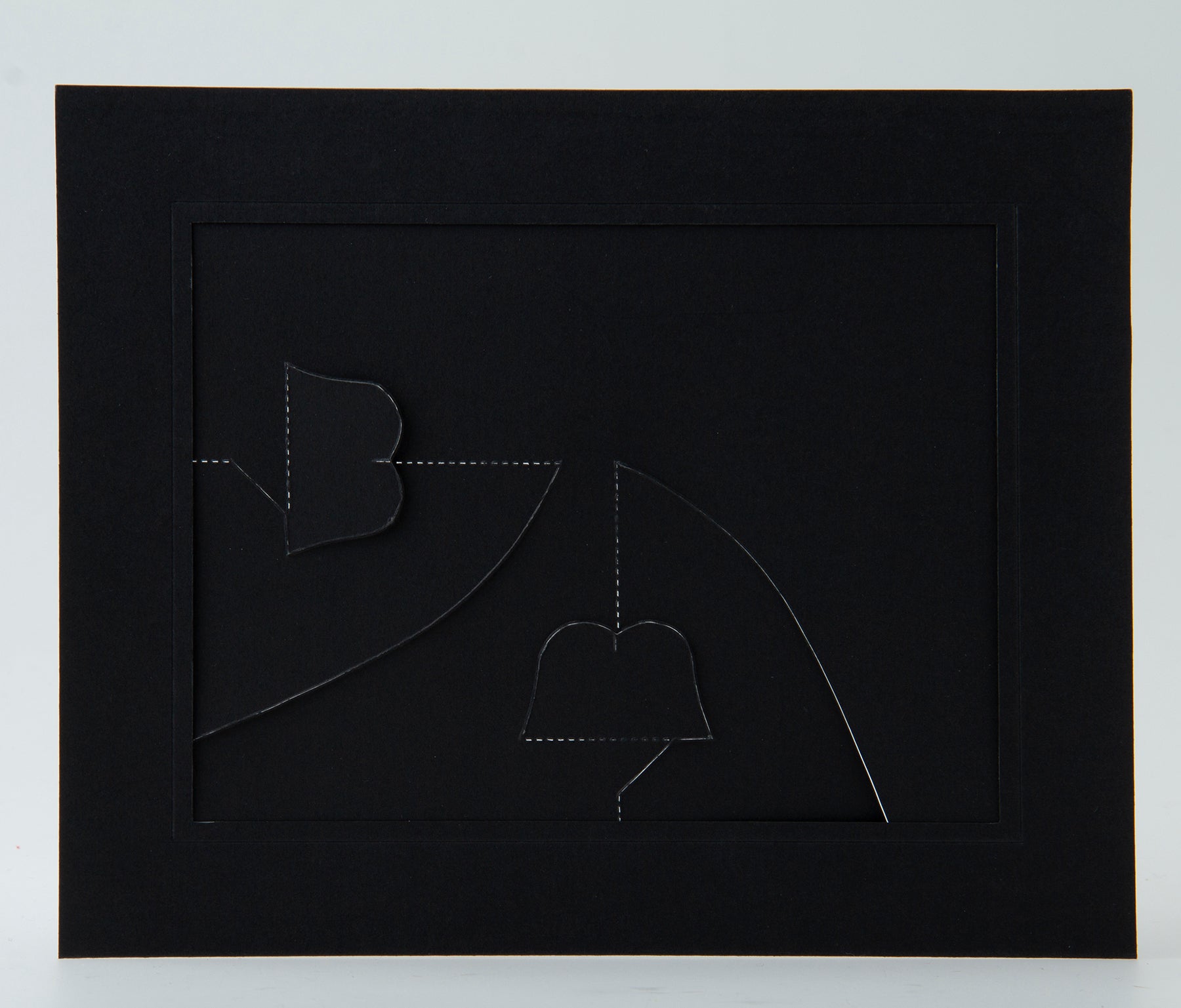 Black 8" x 6" Paper Easel Frame