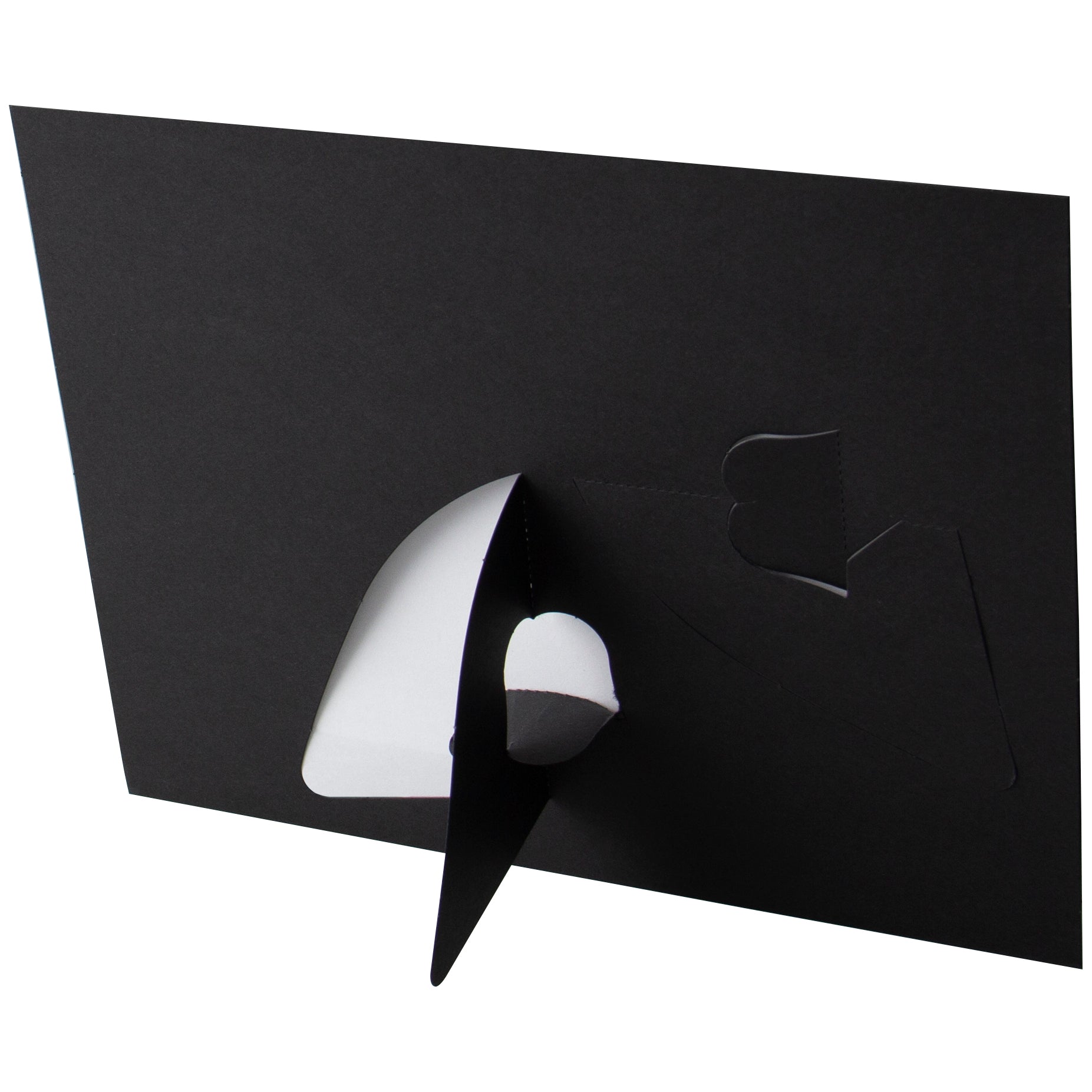 Black 8" x 6" Paper Easel Frame