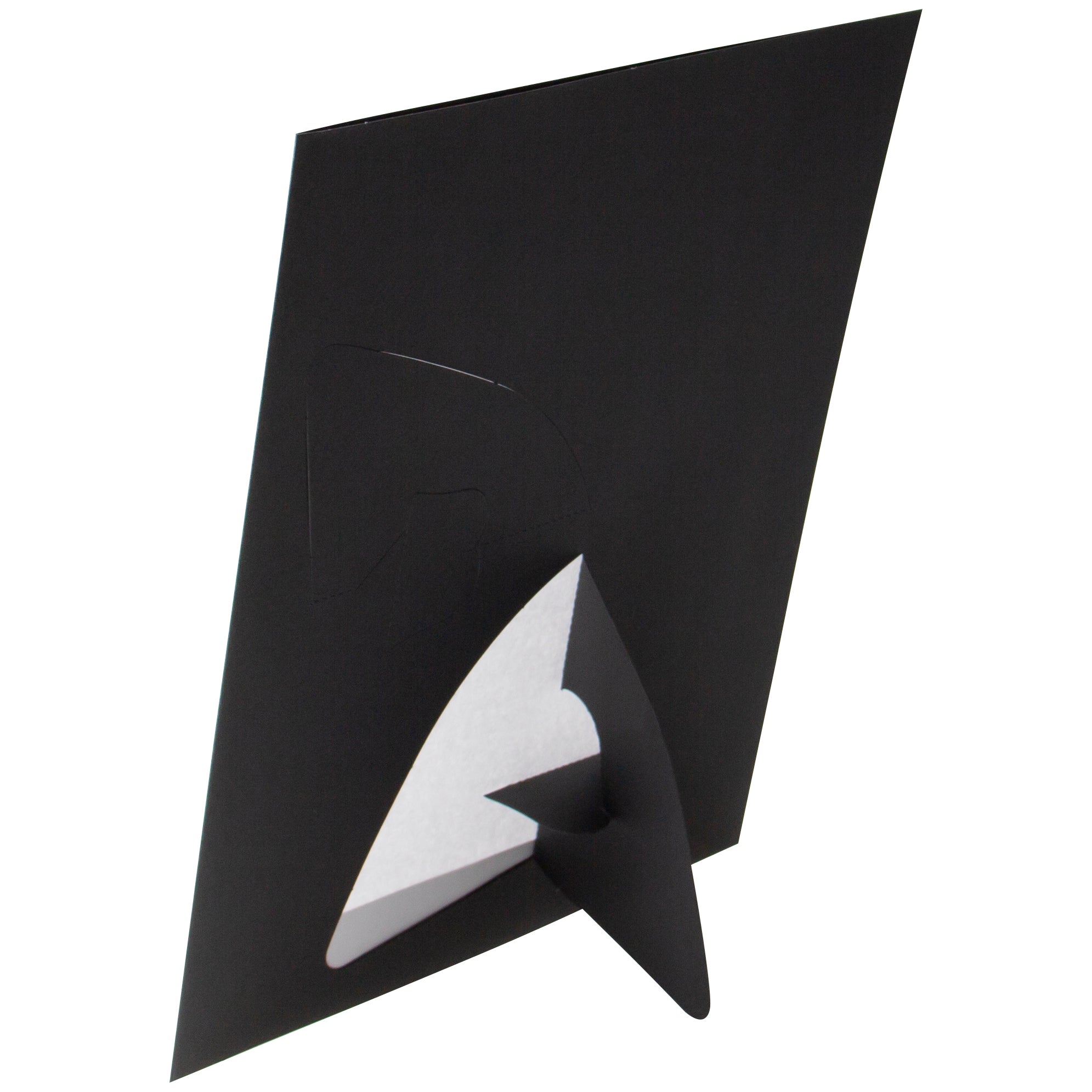 Black 8" x 6" Paper Easel Frame