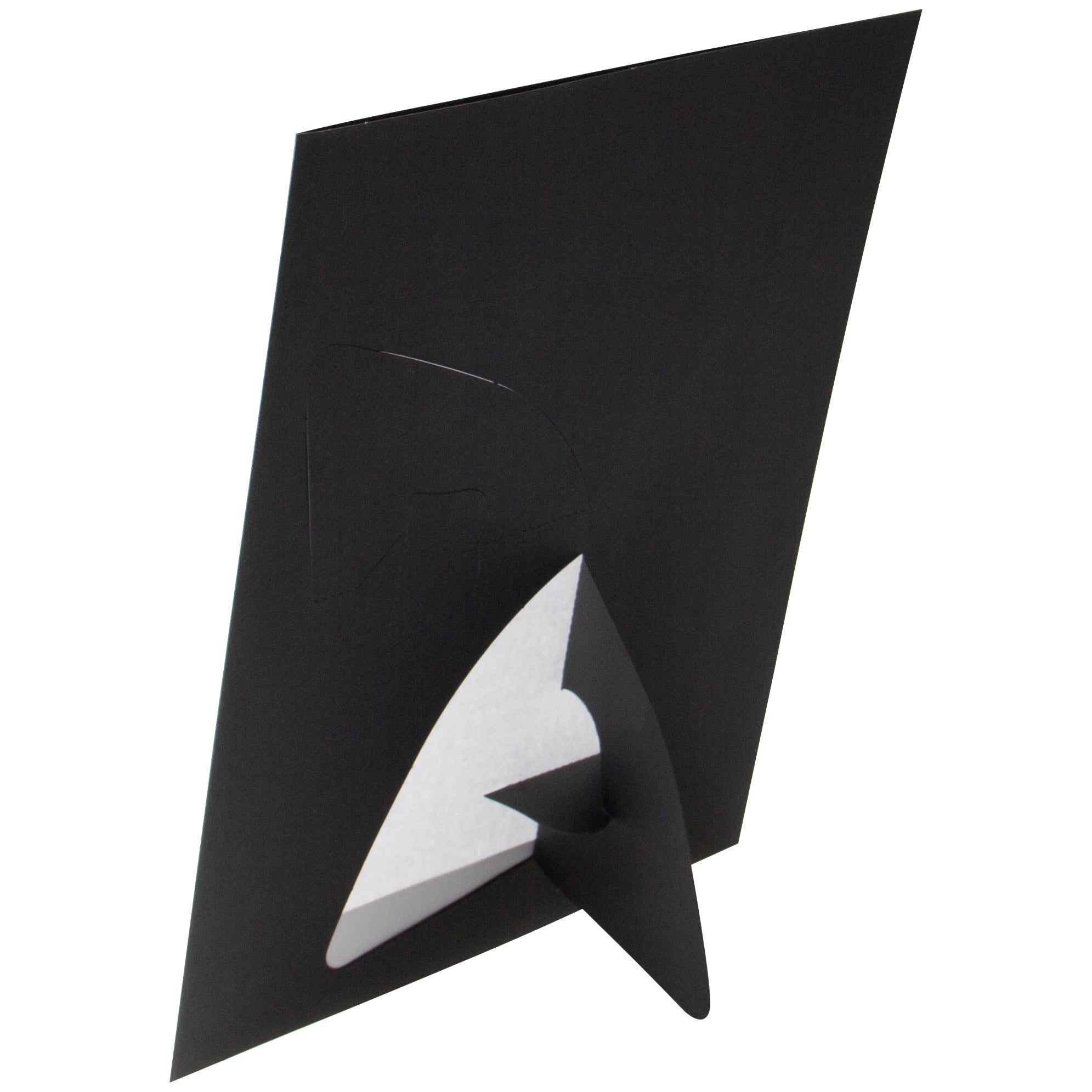 Black 8" x 6" Thick Paper Easel Frame