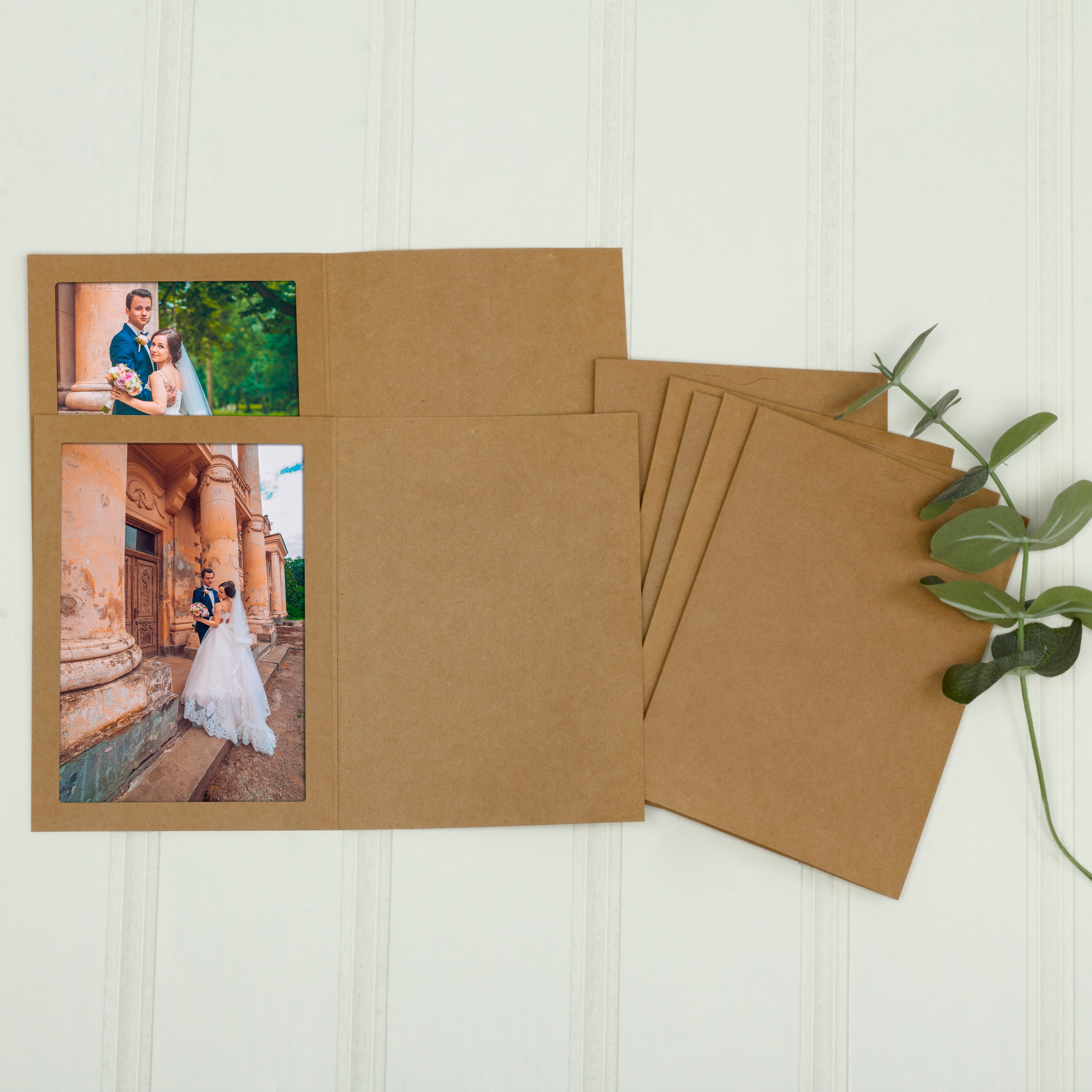 Kraft Photo Folders