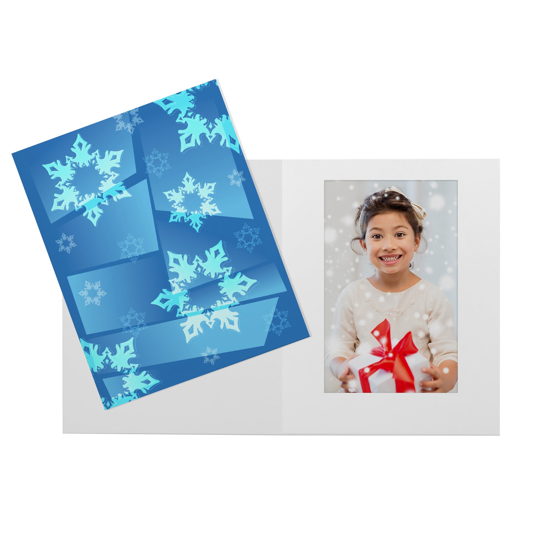 Snowflakes Photo Folders