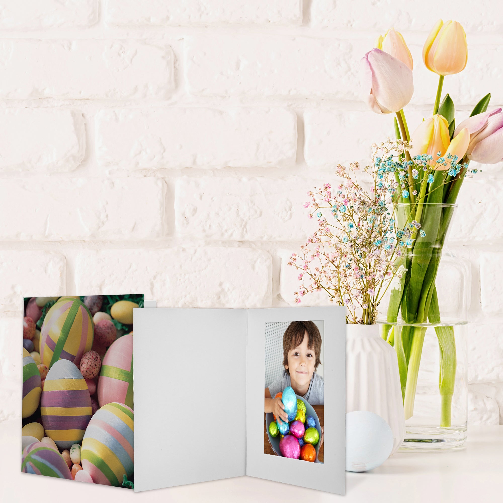 Soporte para fotos de huevos de Pascua