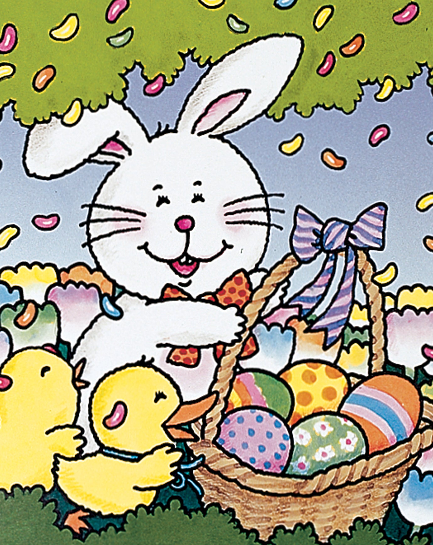 Easter Bunny Basket Photo Mounts