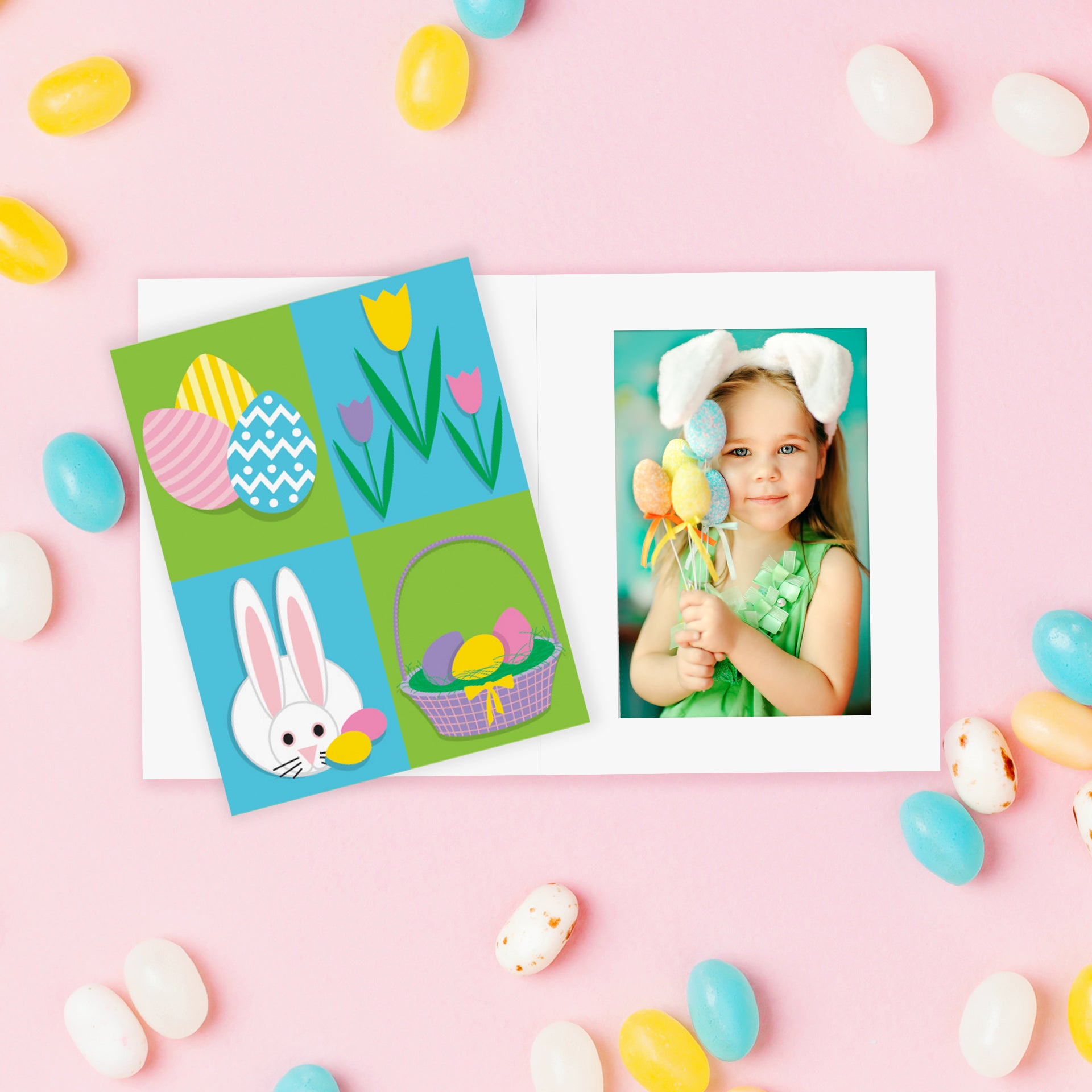 Easter Quad Photo Folders