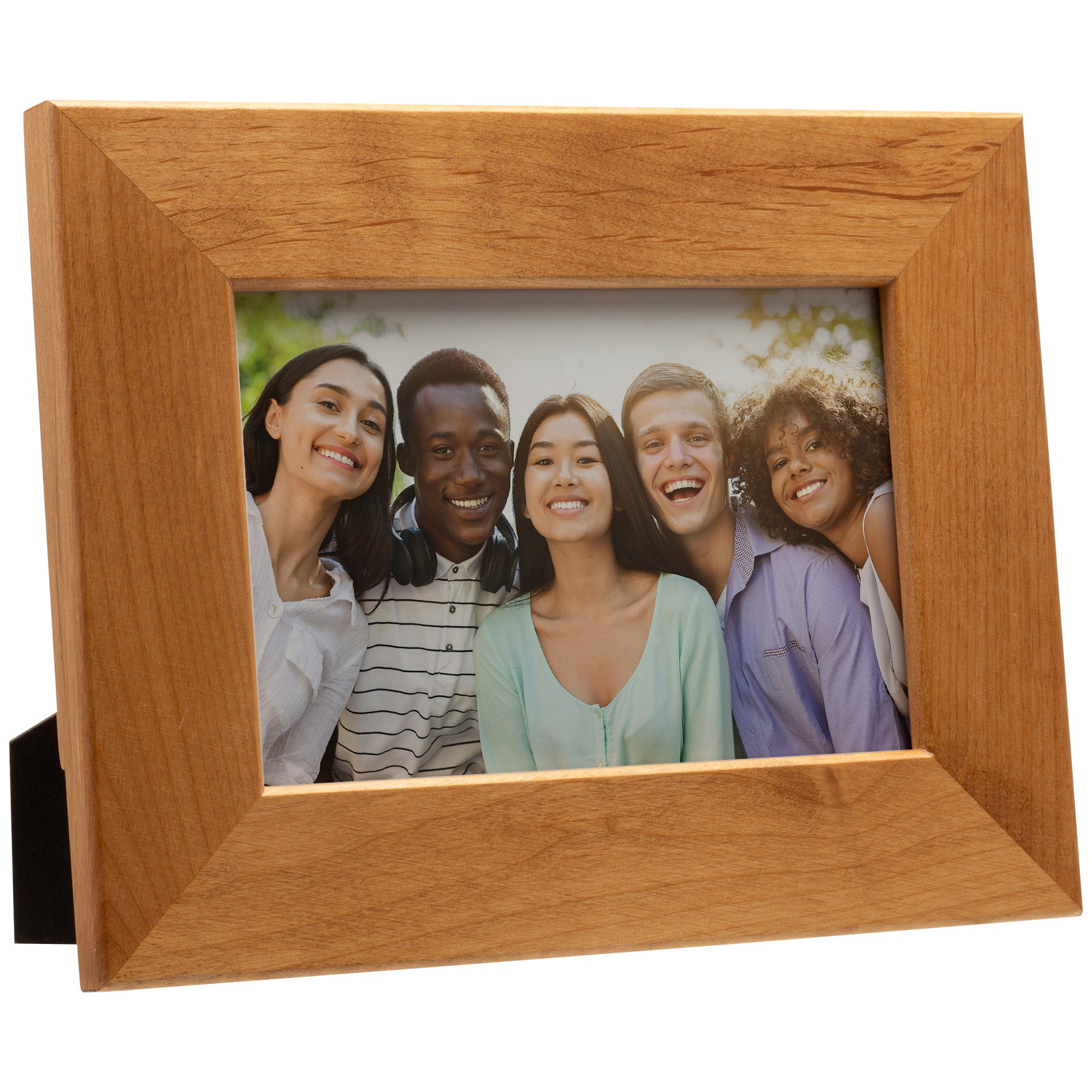 Custom Laser Engraved Wood Picture Frame