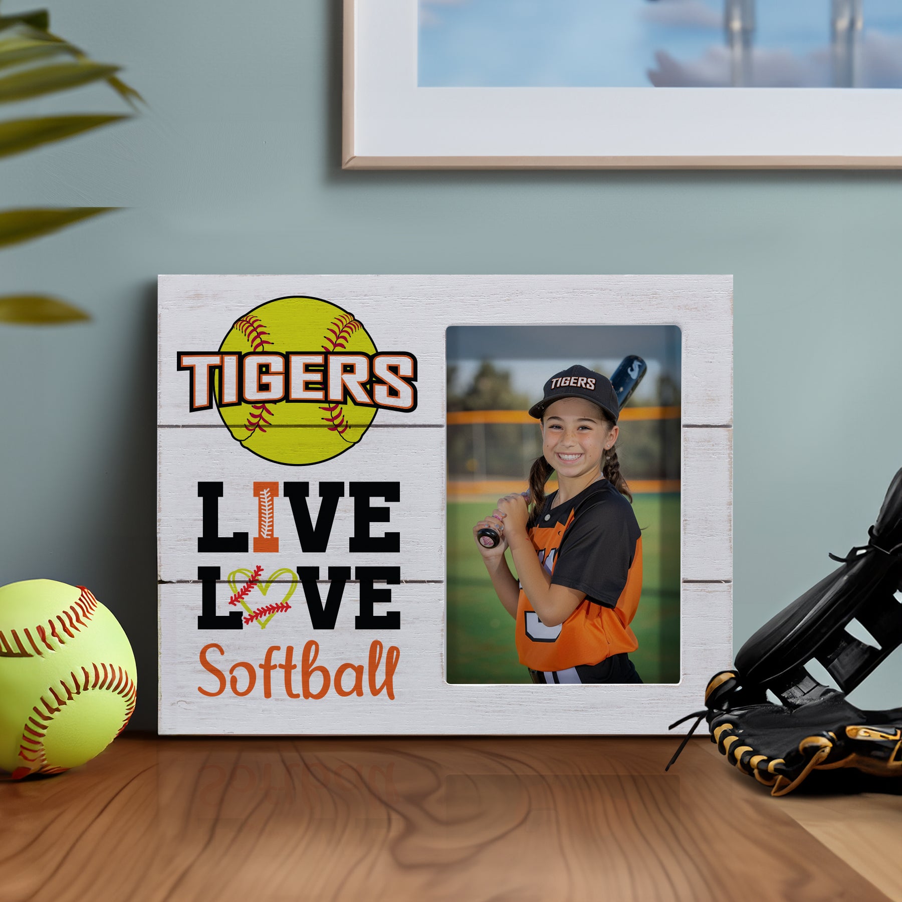 Custom Distressed Wood Vertical Picture Frame - 3.5x5 or 2.5x3.5