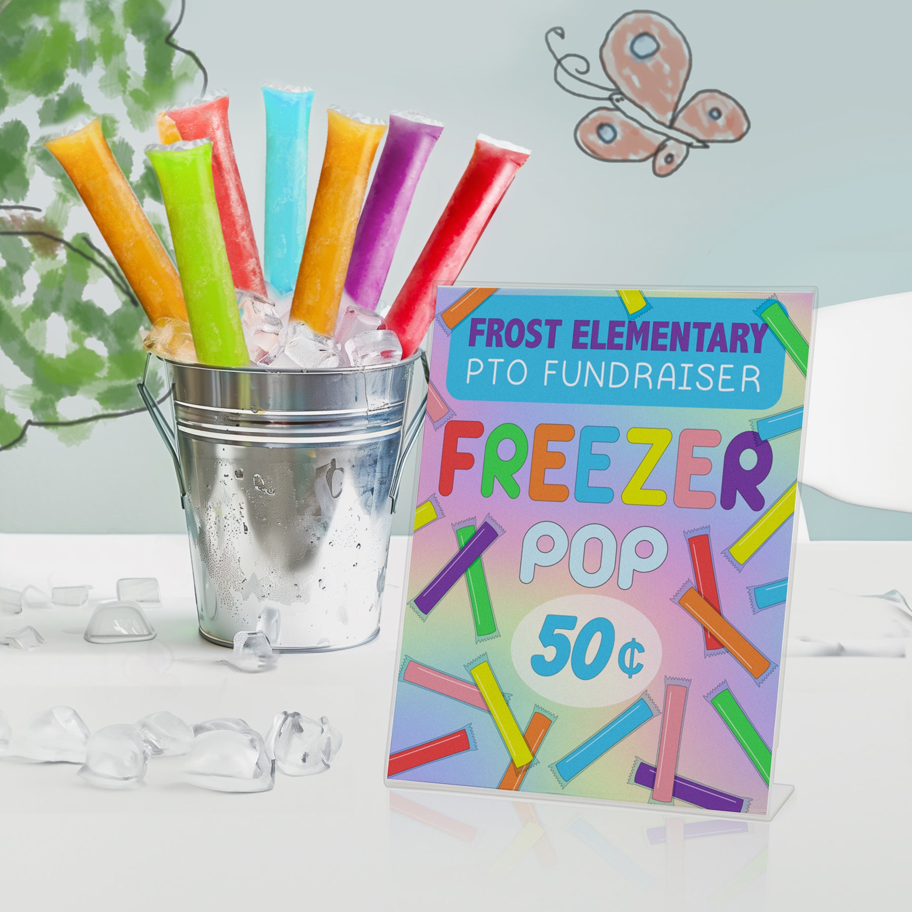 Bent Easel Picture Frames