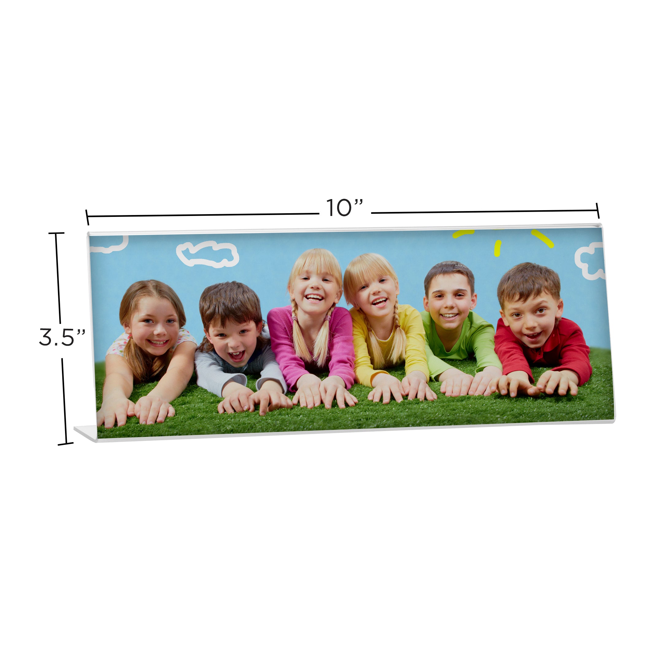 Bent Easel Panoramic Picture Frame