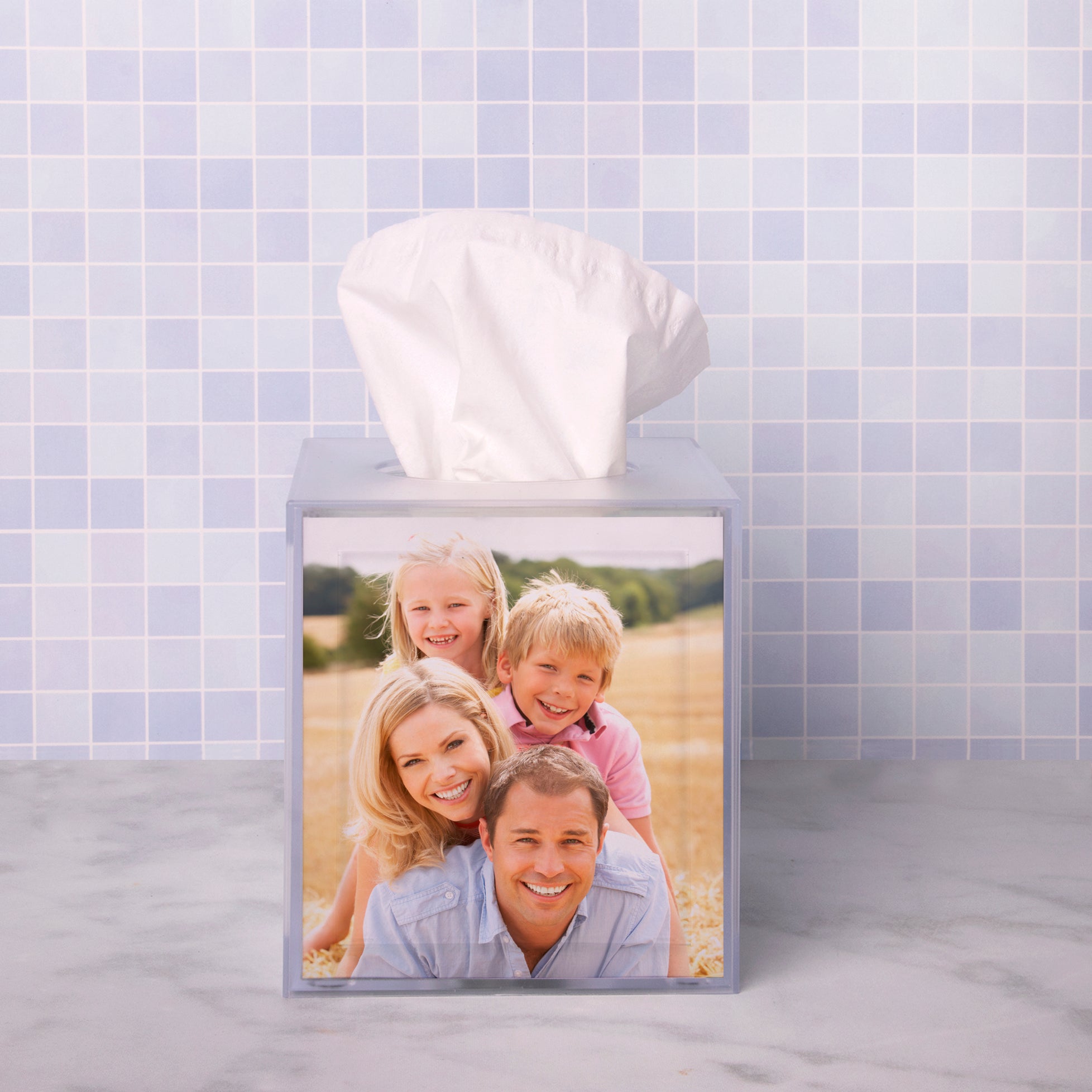 Photo Tissue Box Holder