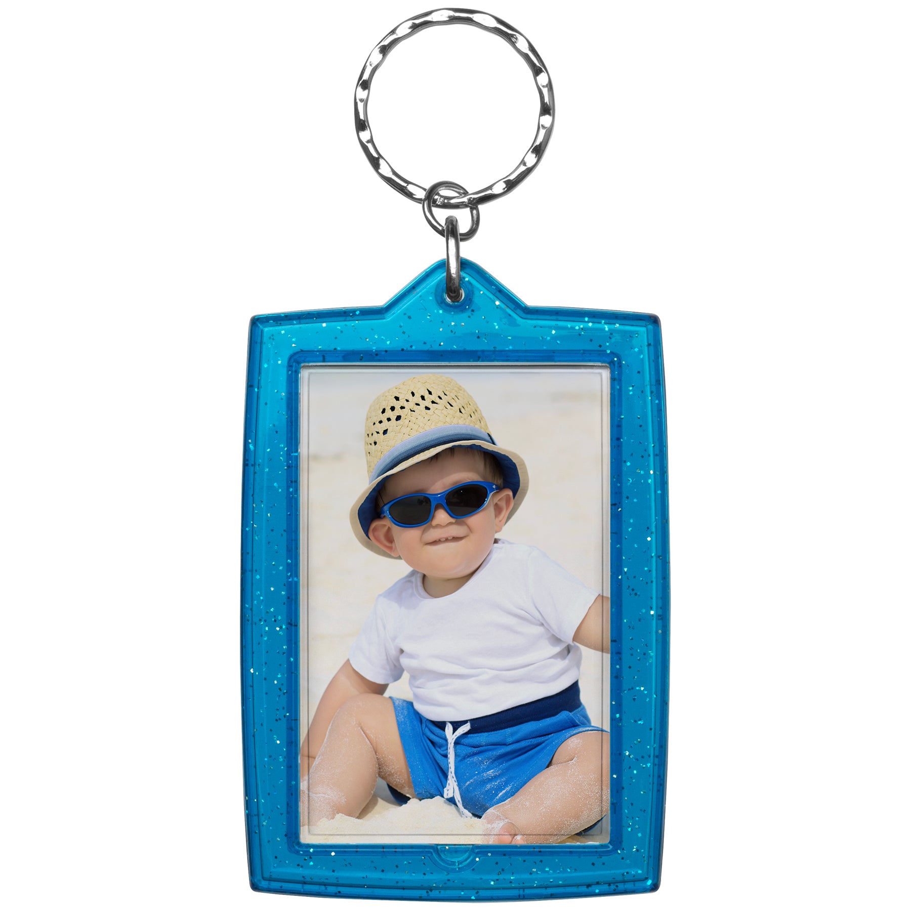 Sparkle Photo Keychains with Mirror