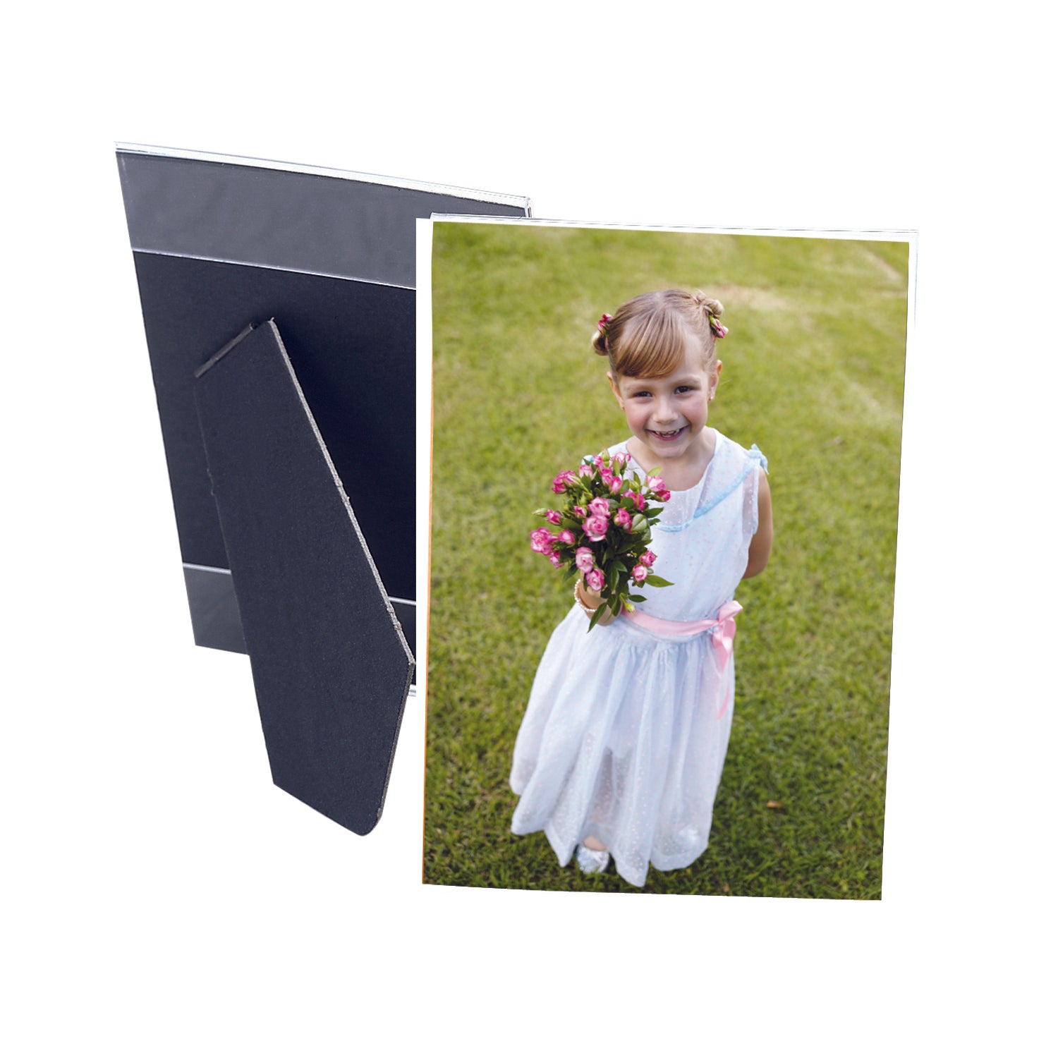 Flat Back Cardboard Easel Picture Frame