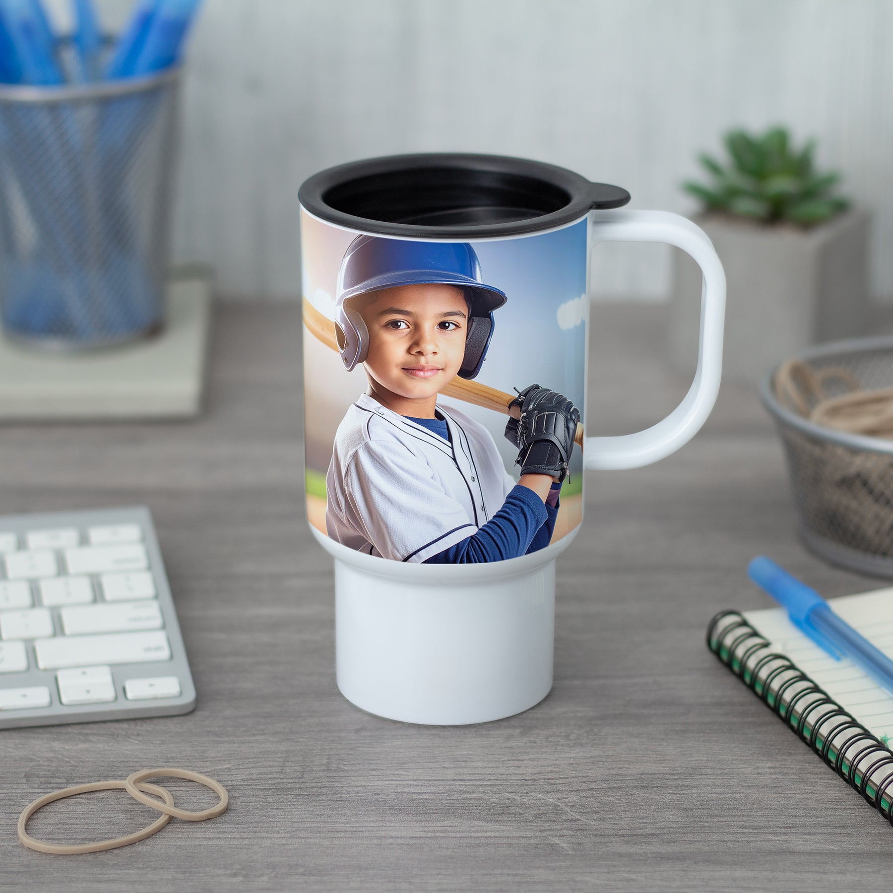 15 oz. Dye Sublimation Travel Mug