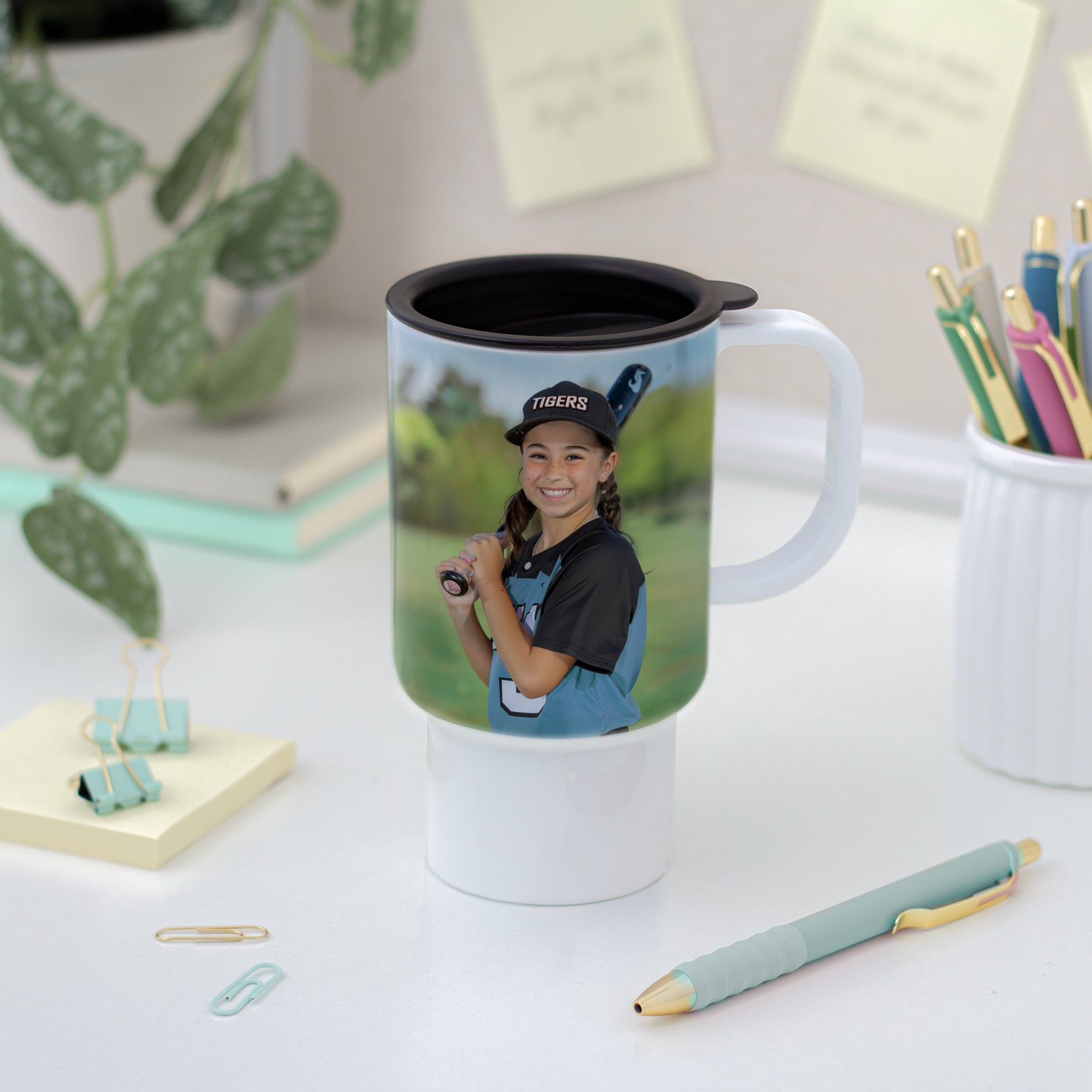 15 oz. Dye Sublimation Travel Mug