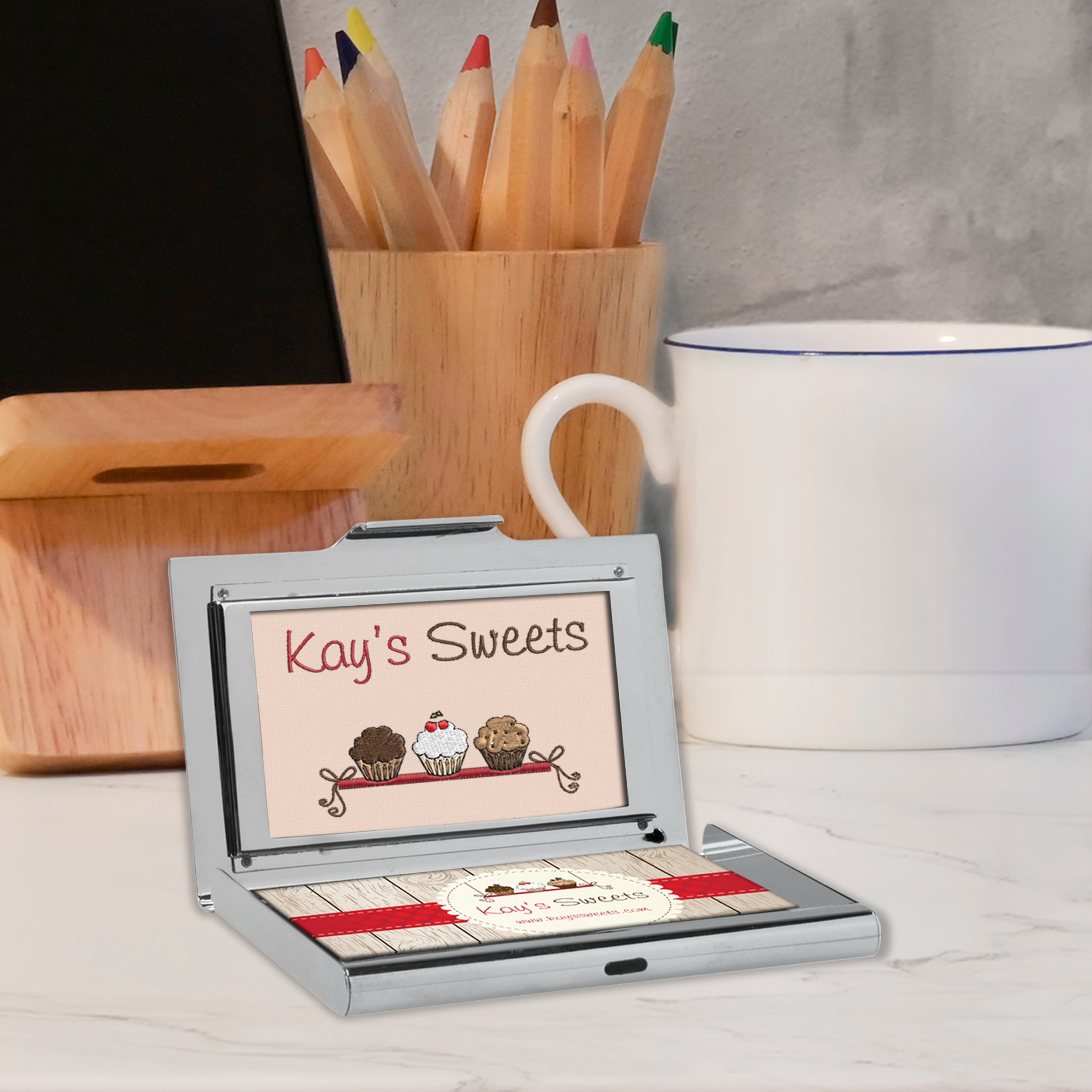 Photo Business Card Holder