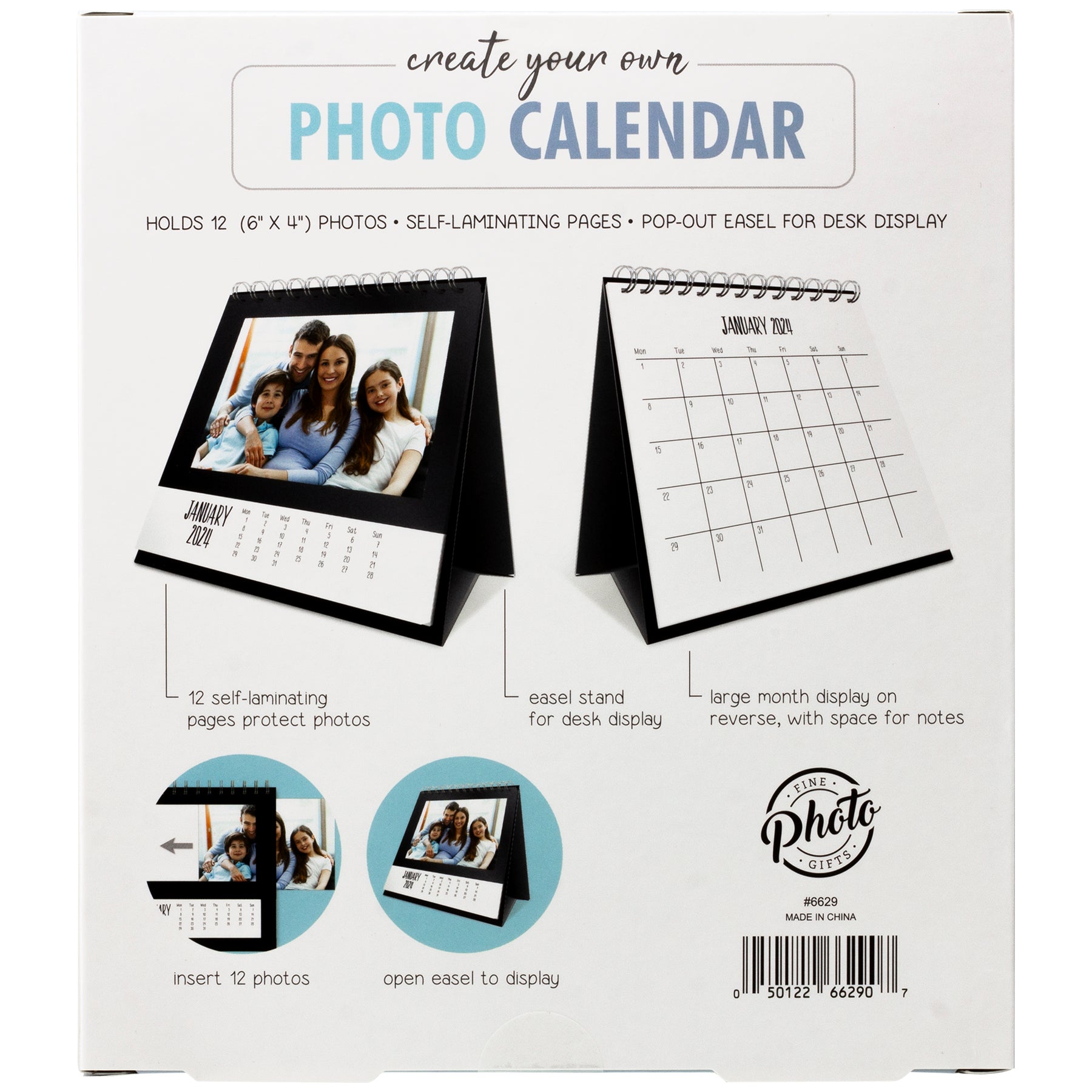 2024 Monthly Desk Calendar