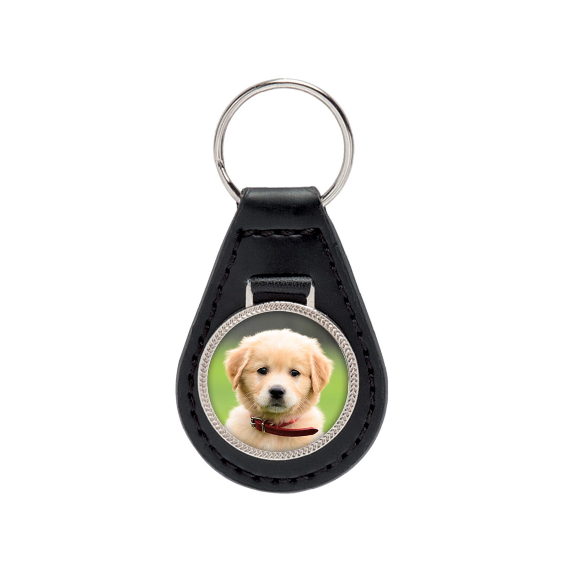 Leather Photo Key Fob