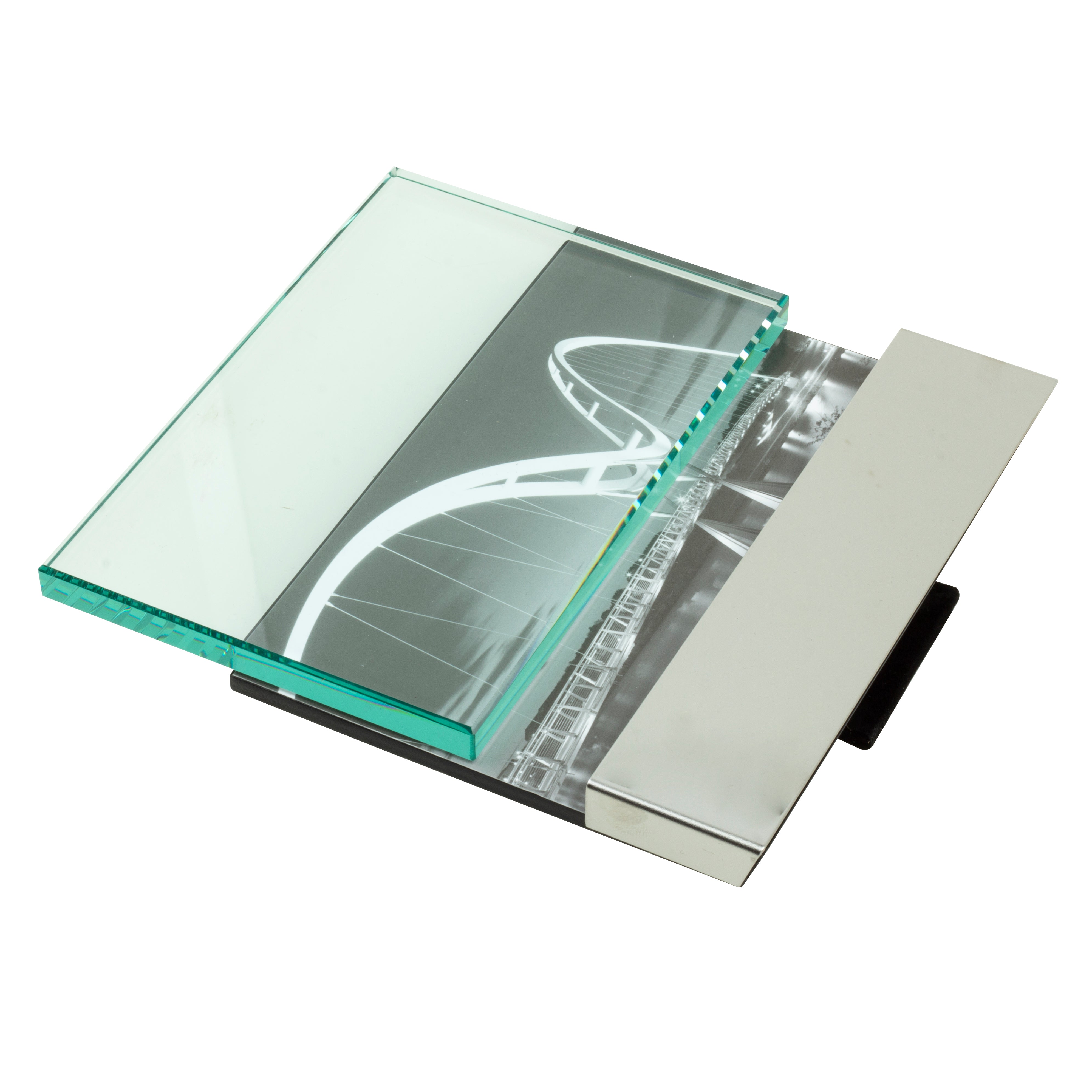Deluxe Glass and Metal Picture Frame