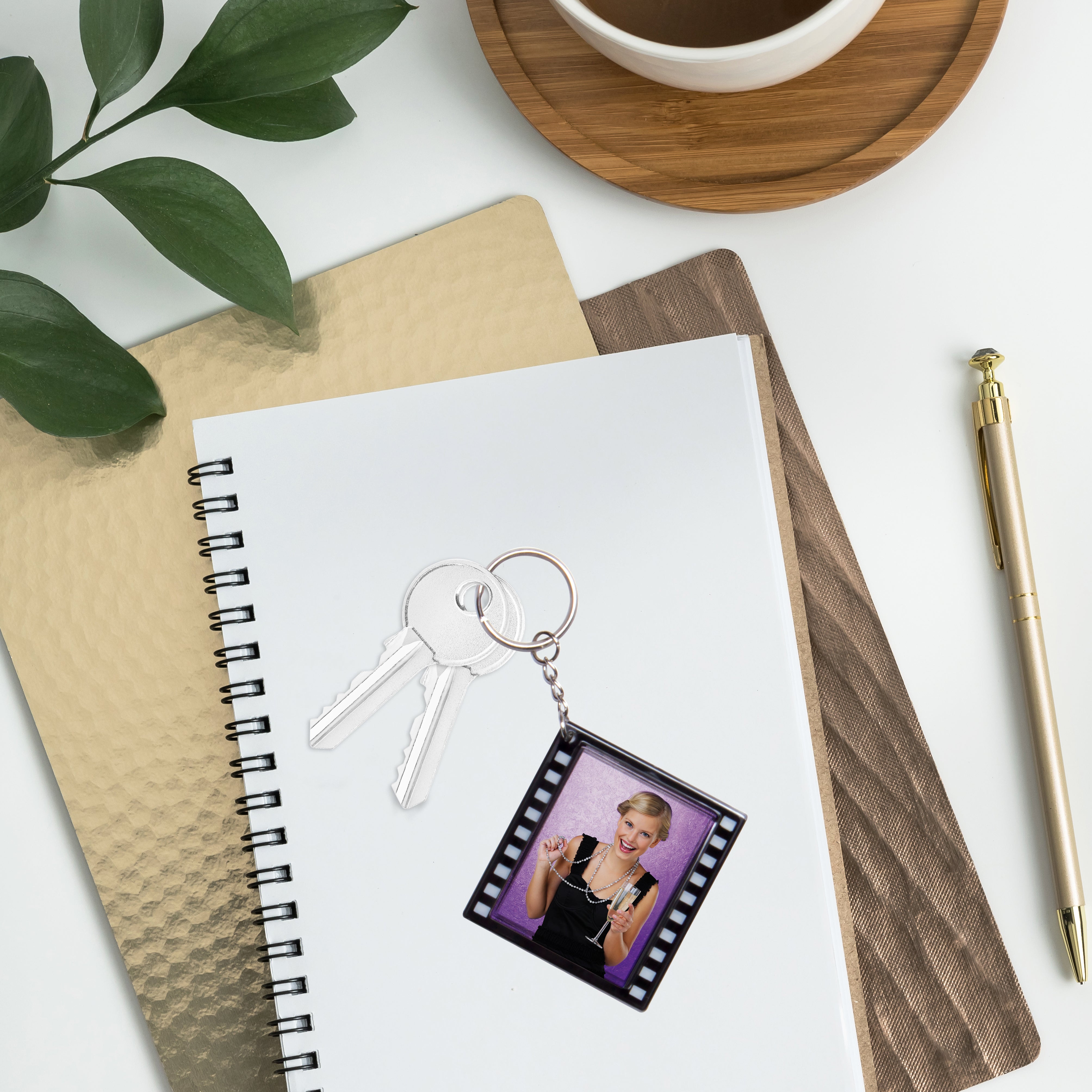 Film Strip Photo Keychain