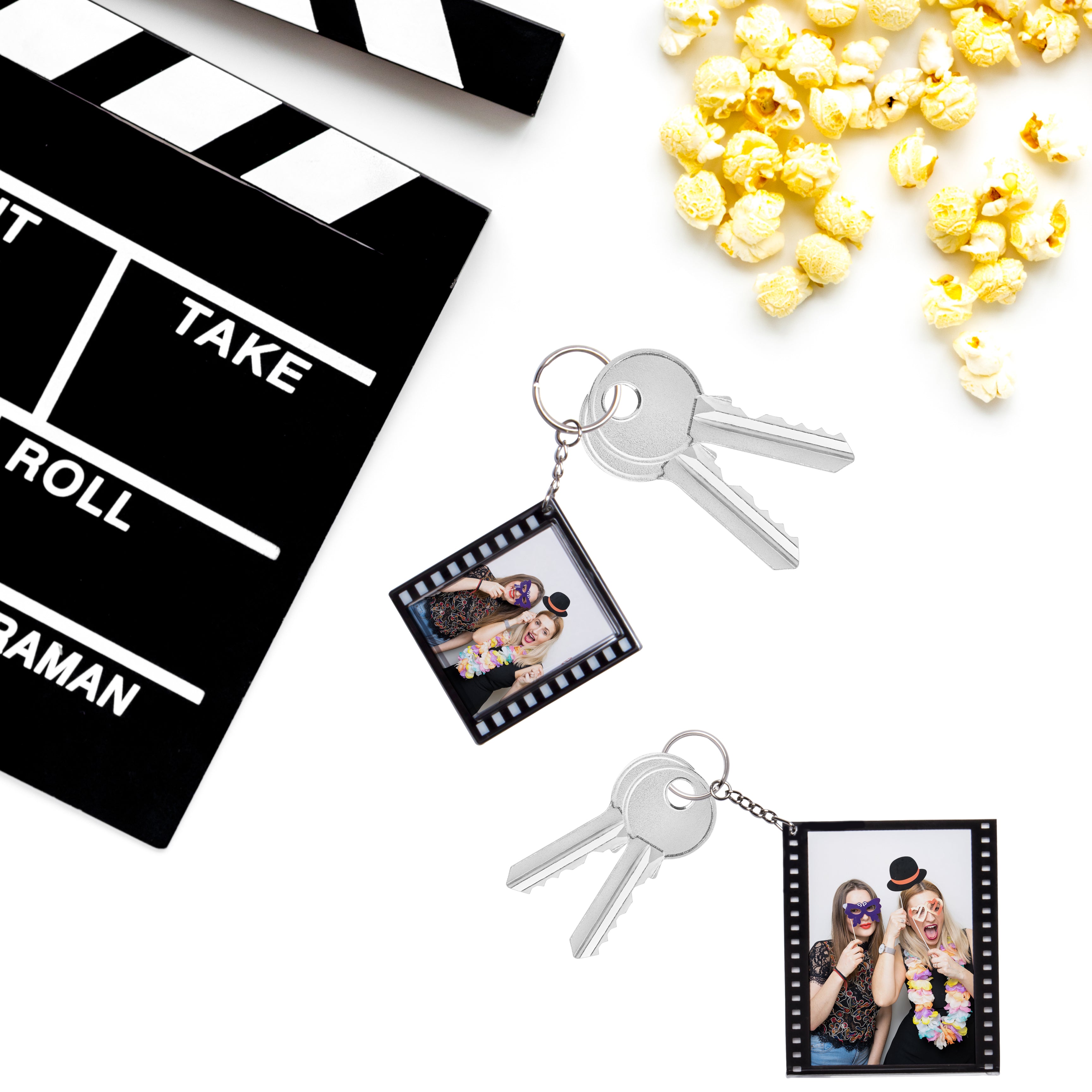 Film Strip Photo Keychain