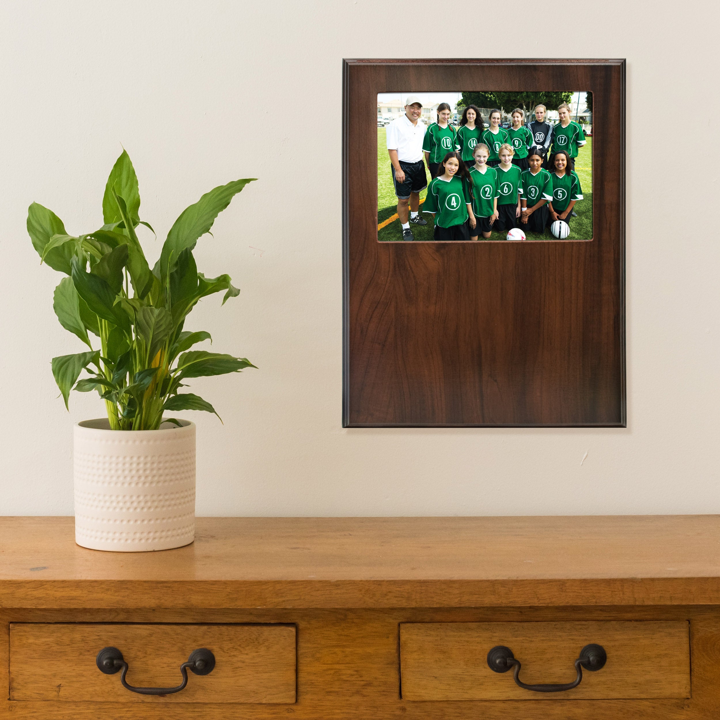 Wood Photo Remembrance Plaques