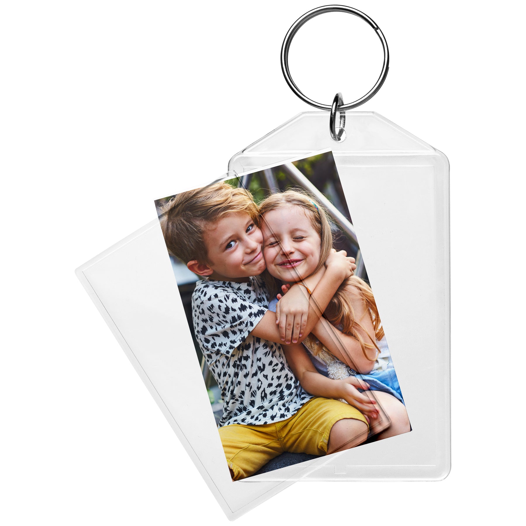 Promo Clear Snap-In Photo Keychain