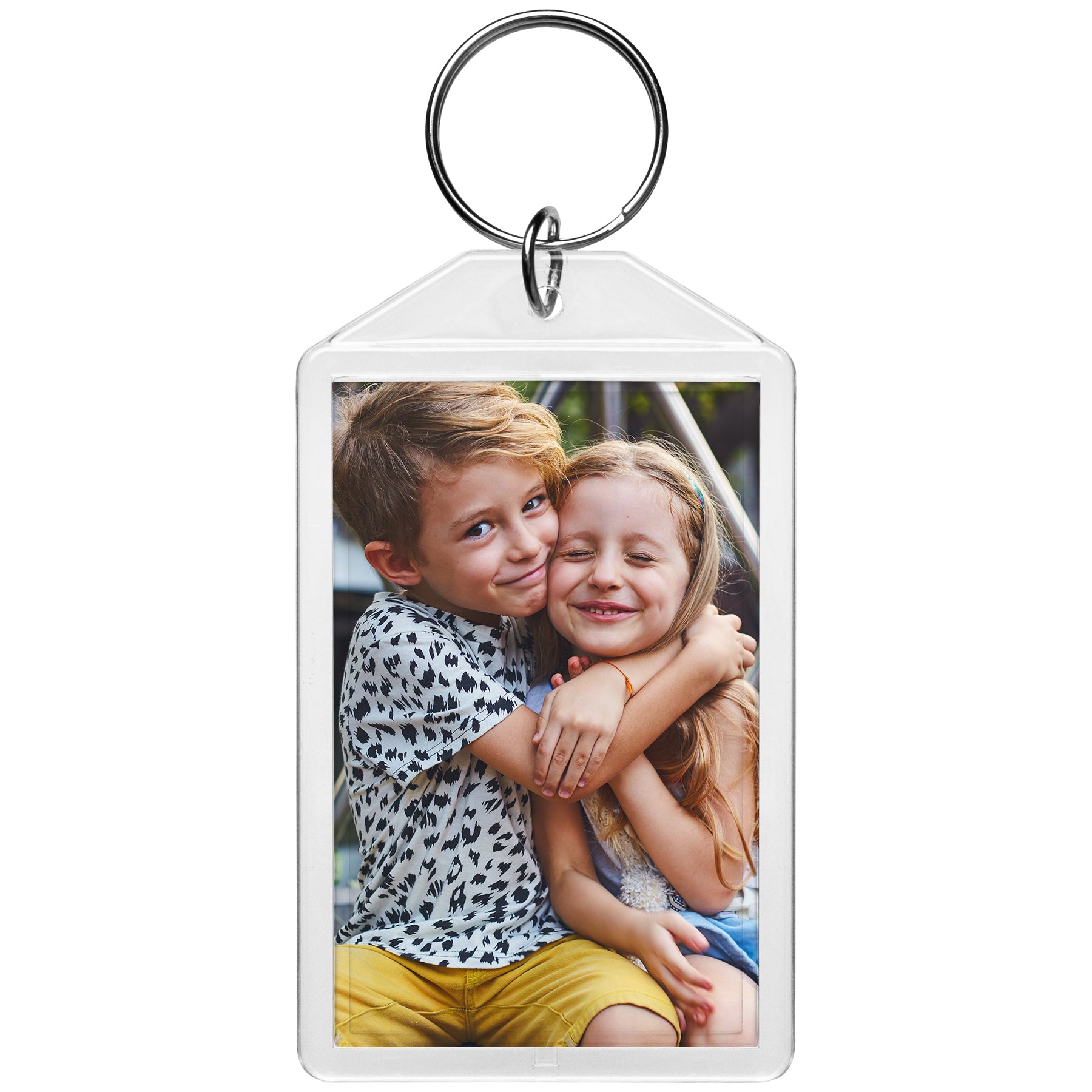 Promo Clear Snap-In Photo Keychain