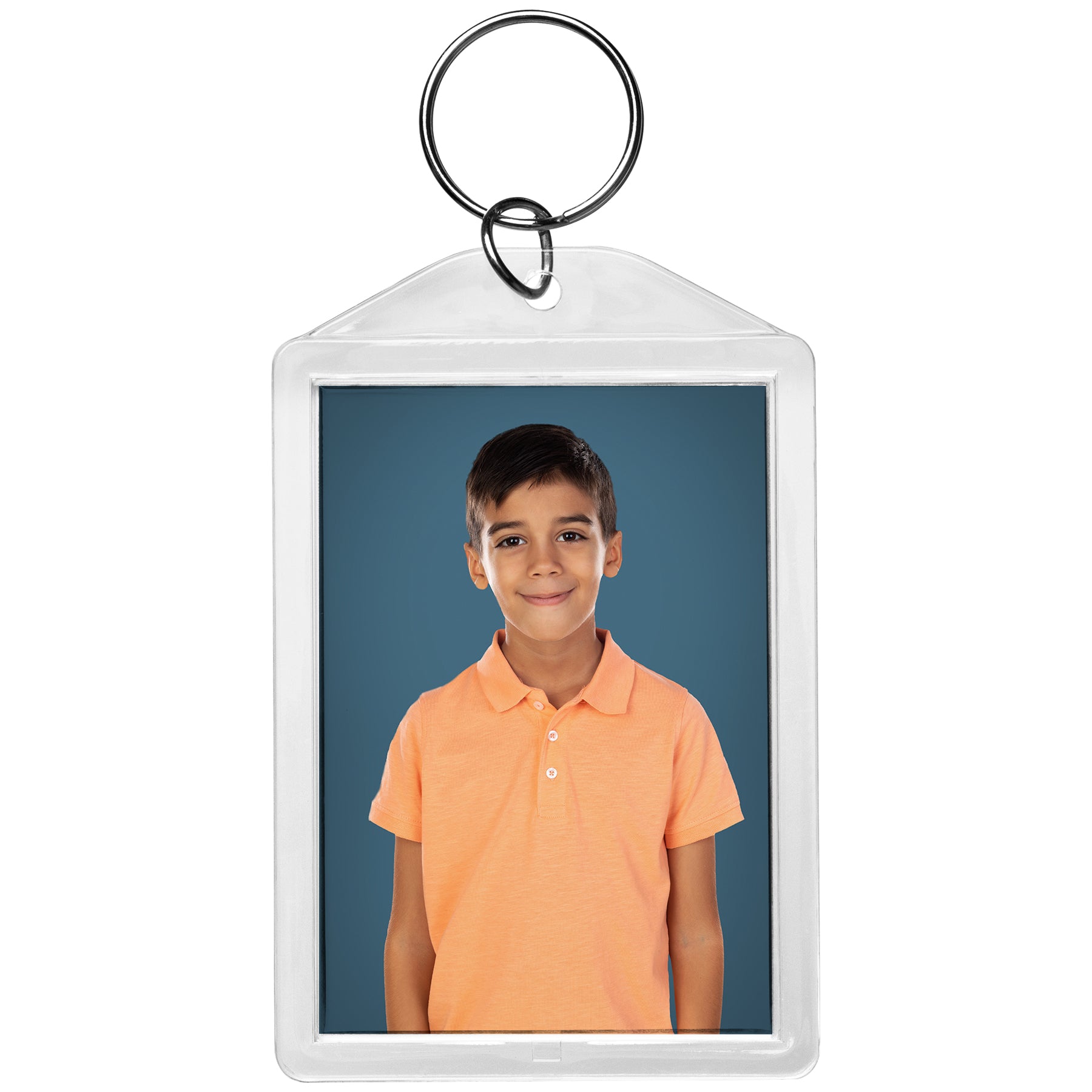 Promo Clear Snap-In Photo Keychain