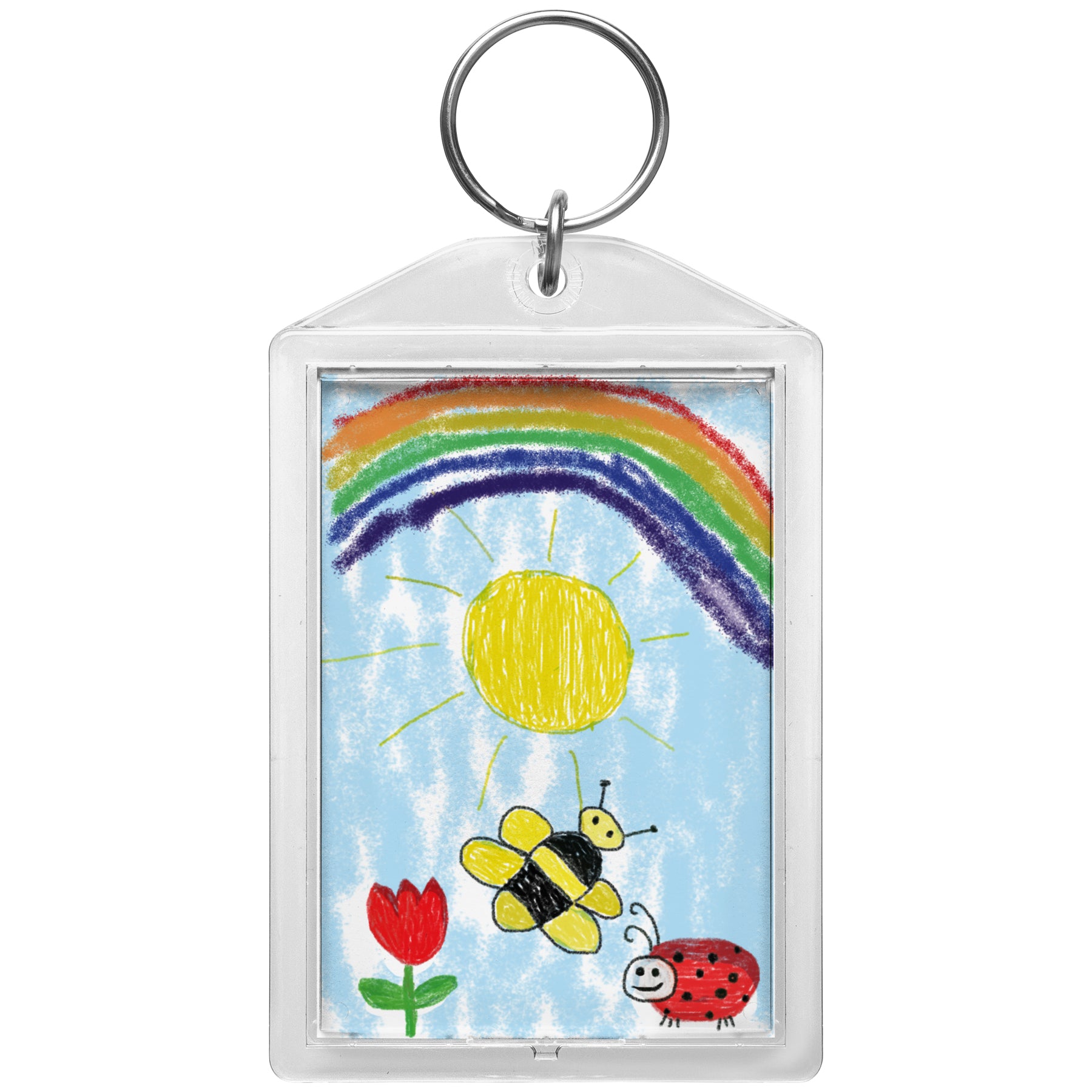 DIY clear acrylic keytags for artwork and projects. Sold in bulk, perfect for resale.