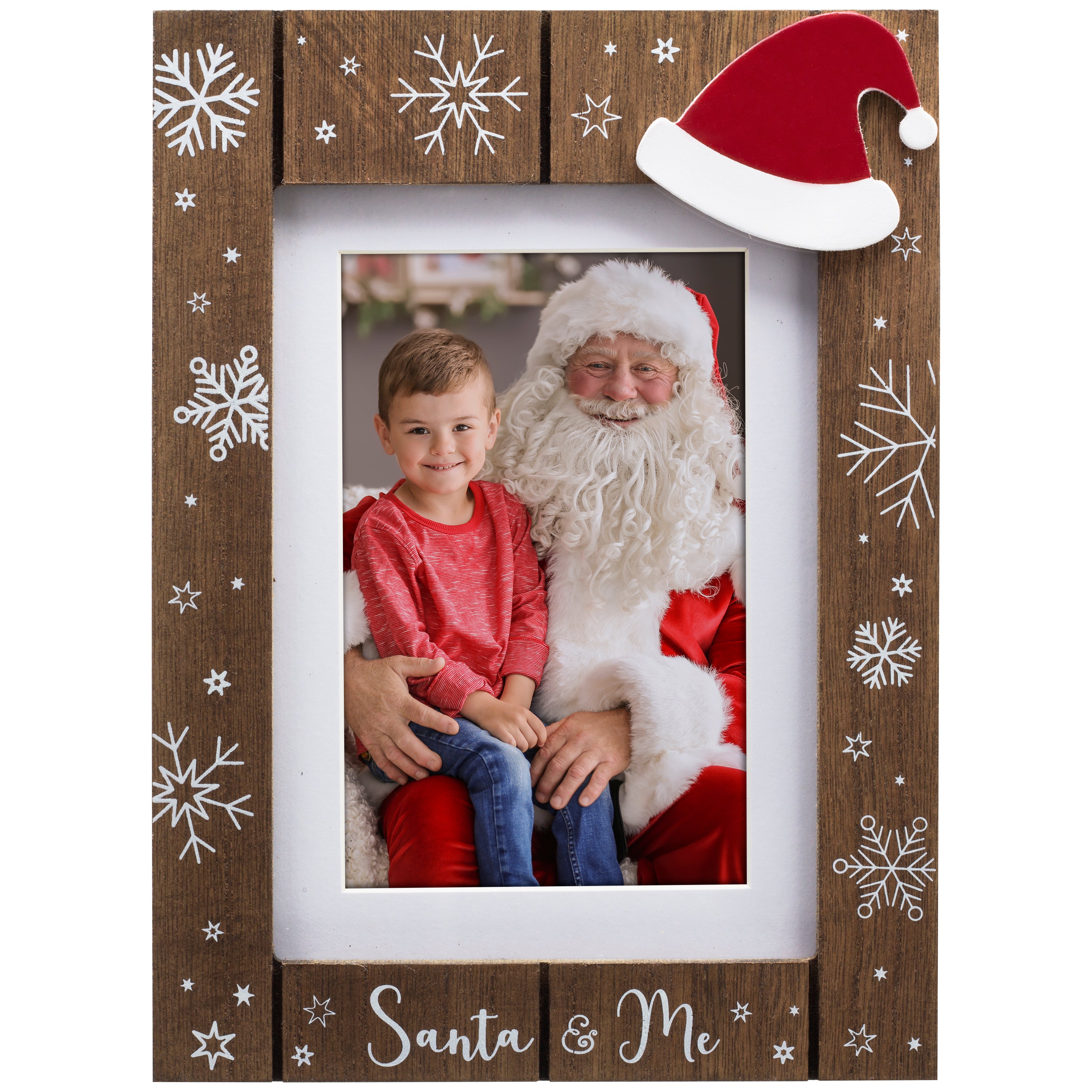 Santa & Me Wood Picture Frames