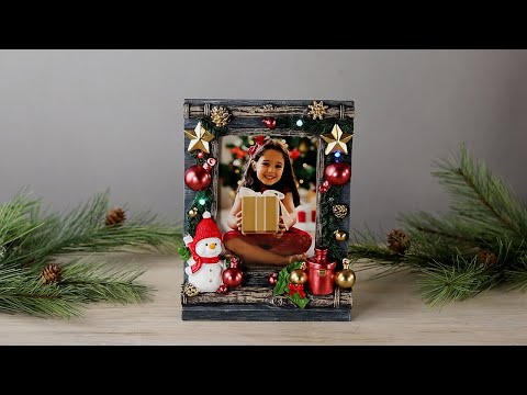 See how the wholesale holiday picture frame used by professional photographers at Santa events lights up.