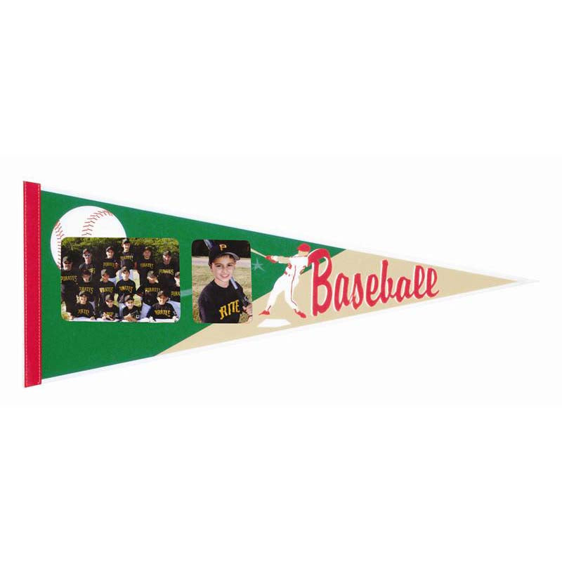 Baseball Photo Pennant