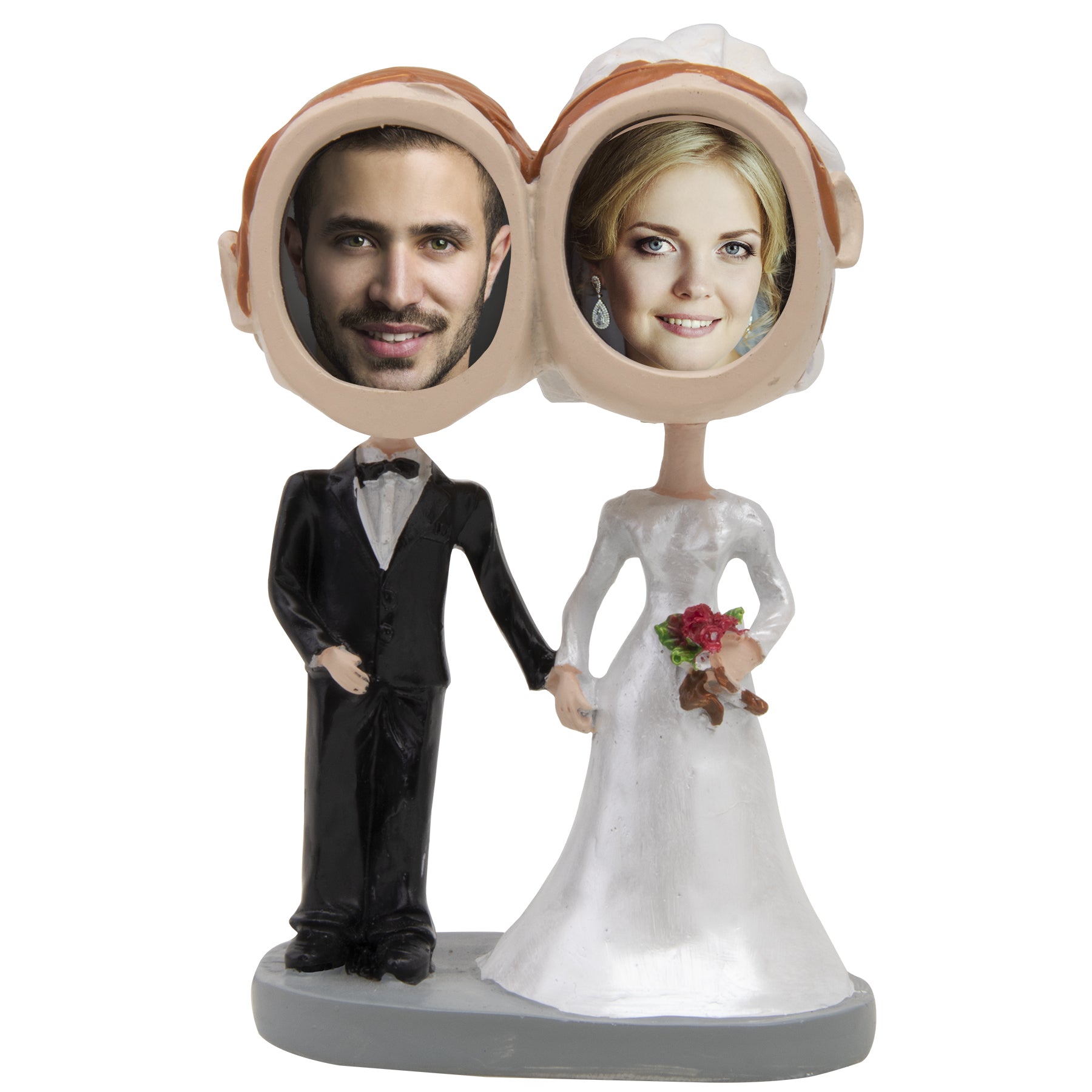 Wedding Couple Photo Bobble Heads