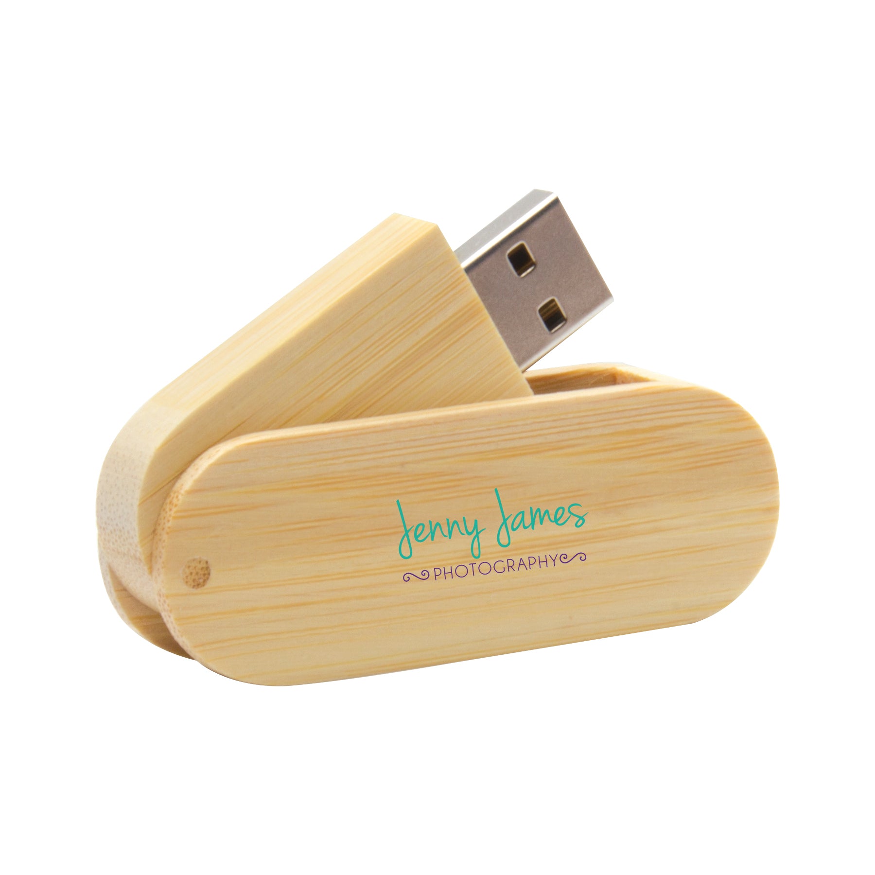 Wood Swivel Flash Drive (8GB)