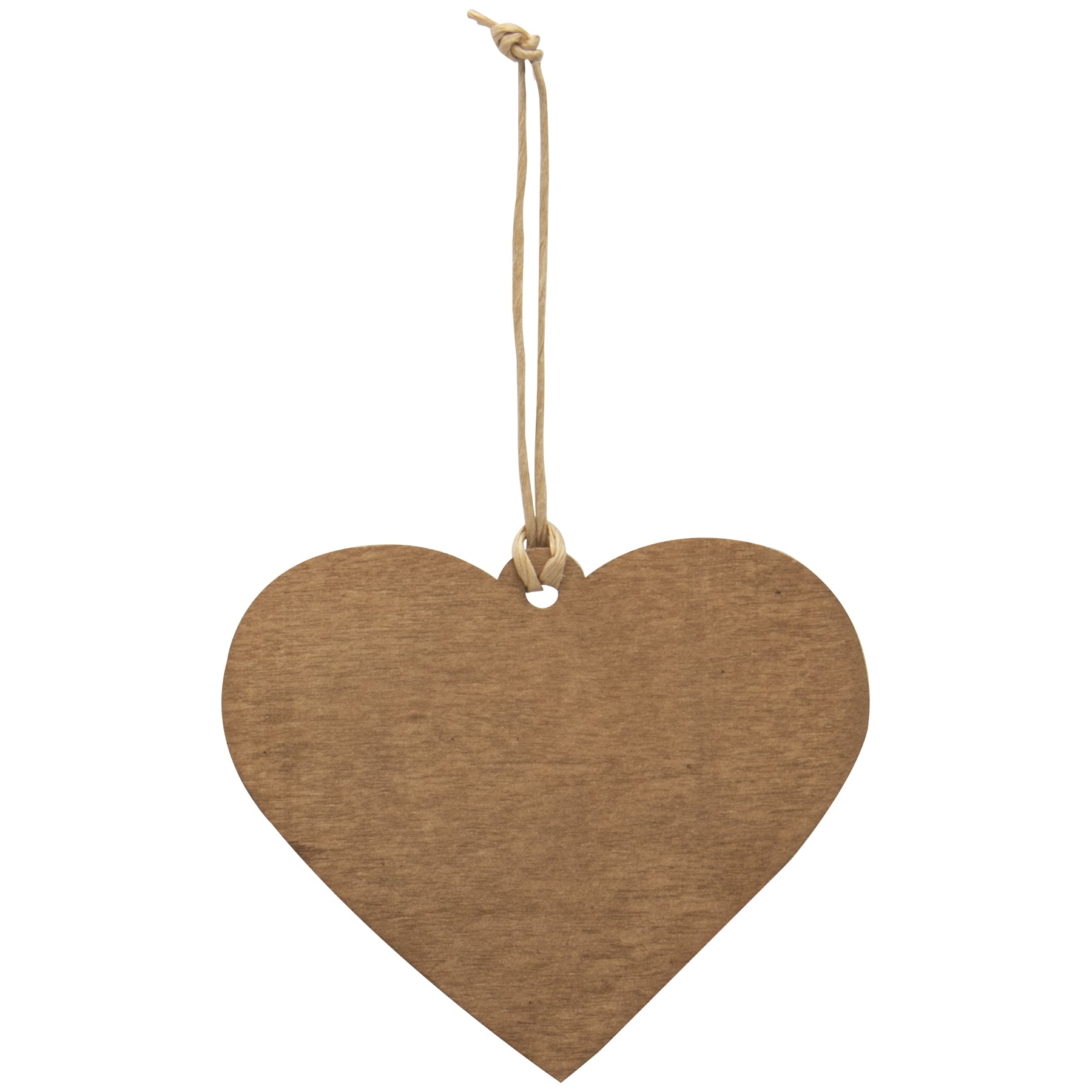 Wood Heart Photo Ornament