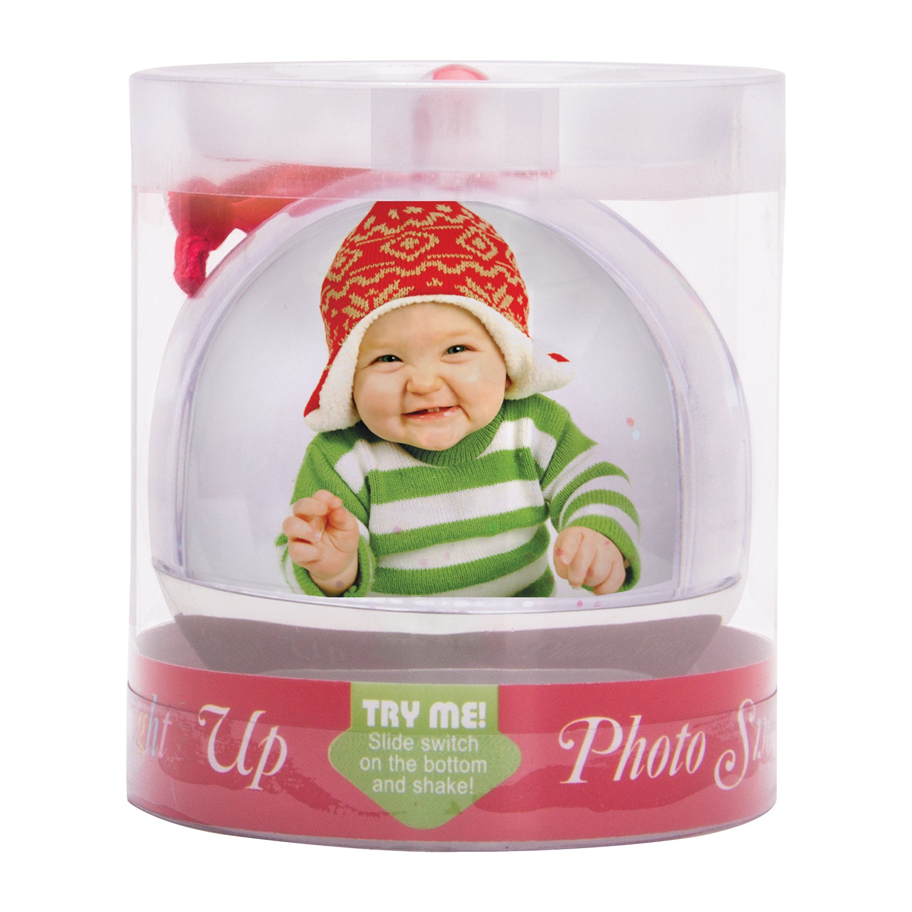 Light Up Photo Snow Globe Ornament