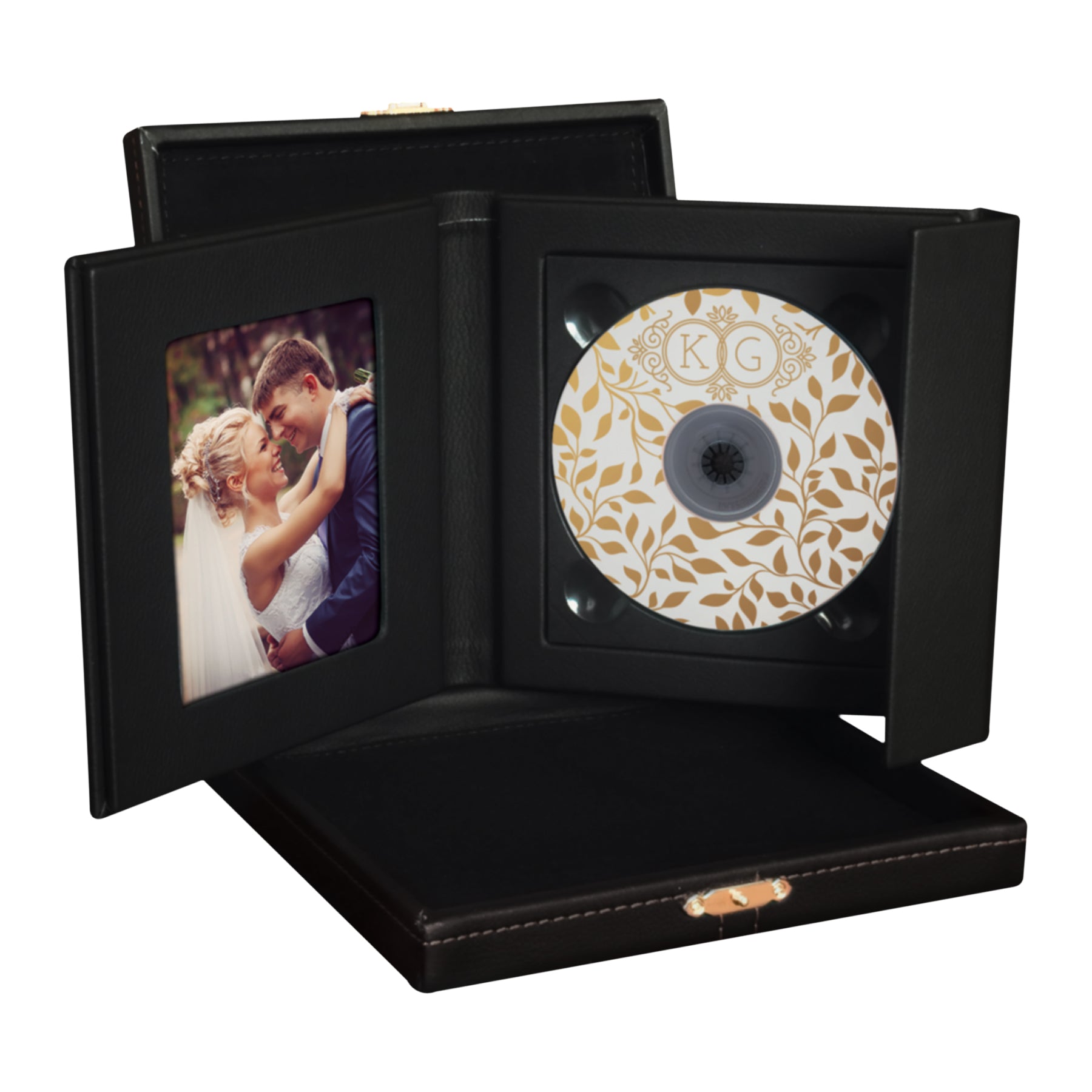 Supreme Double CD/DVD Folio with Leatherette Box