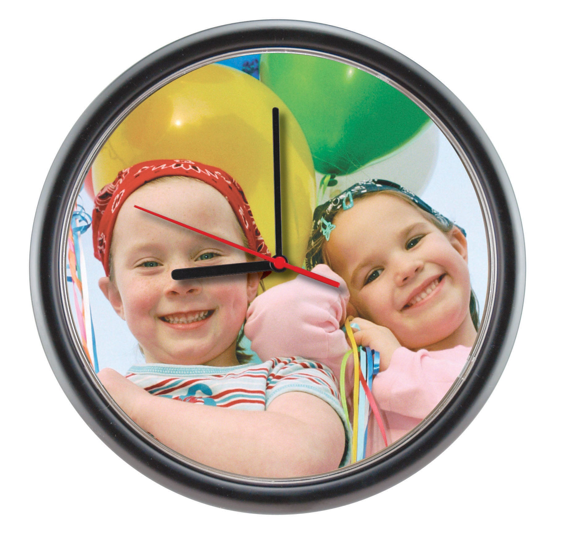 Plastic Round Photo Wall Clocks